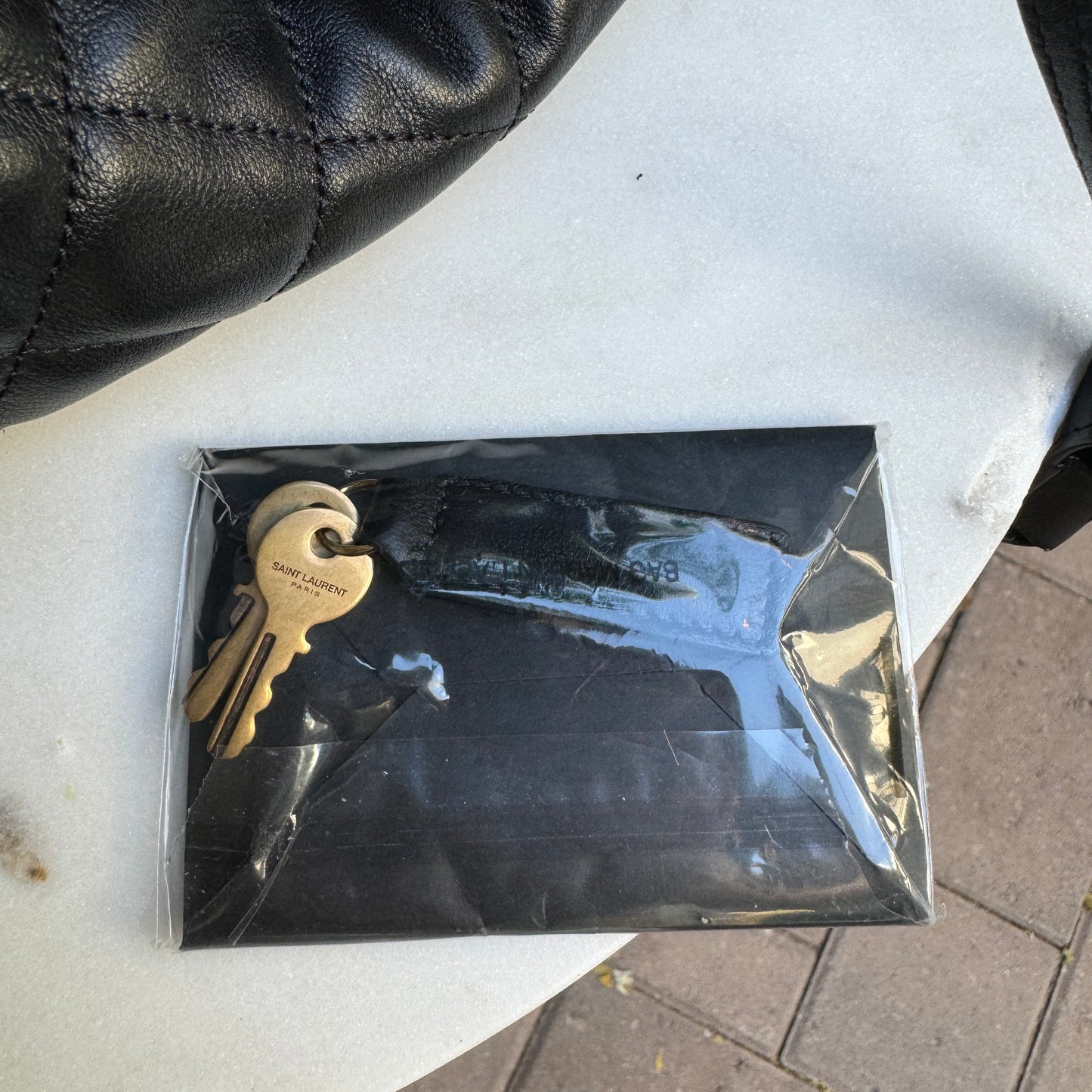 Saint Laurent ES Giant Travel Bag in Smooth Quilted Leather