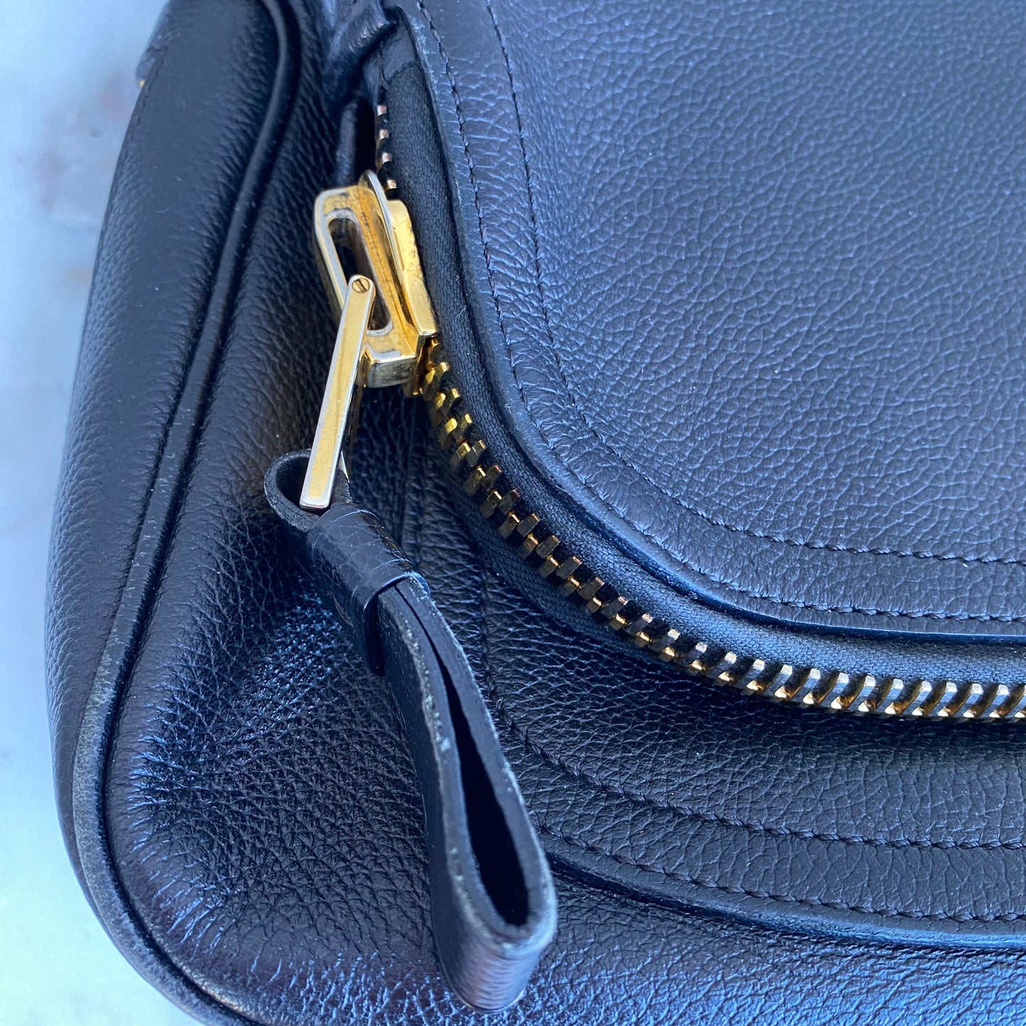 Tom Ford Pebbled Leather Jennifer Crossbody