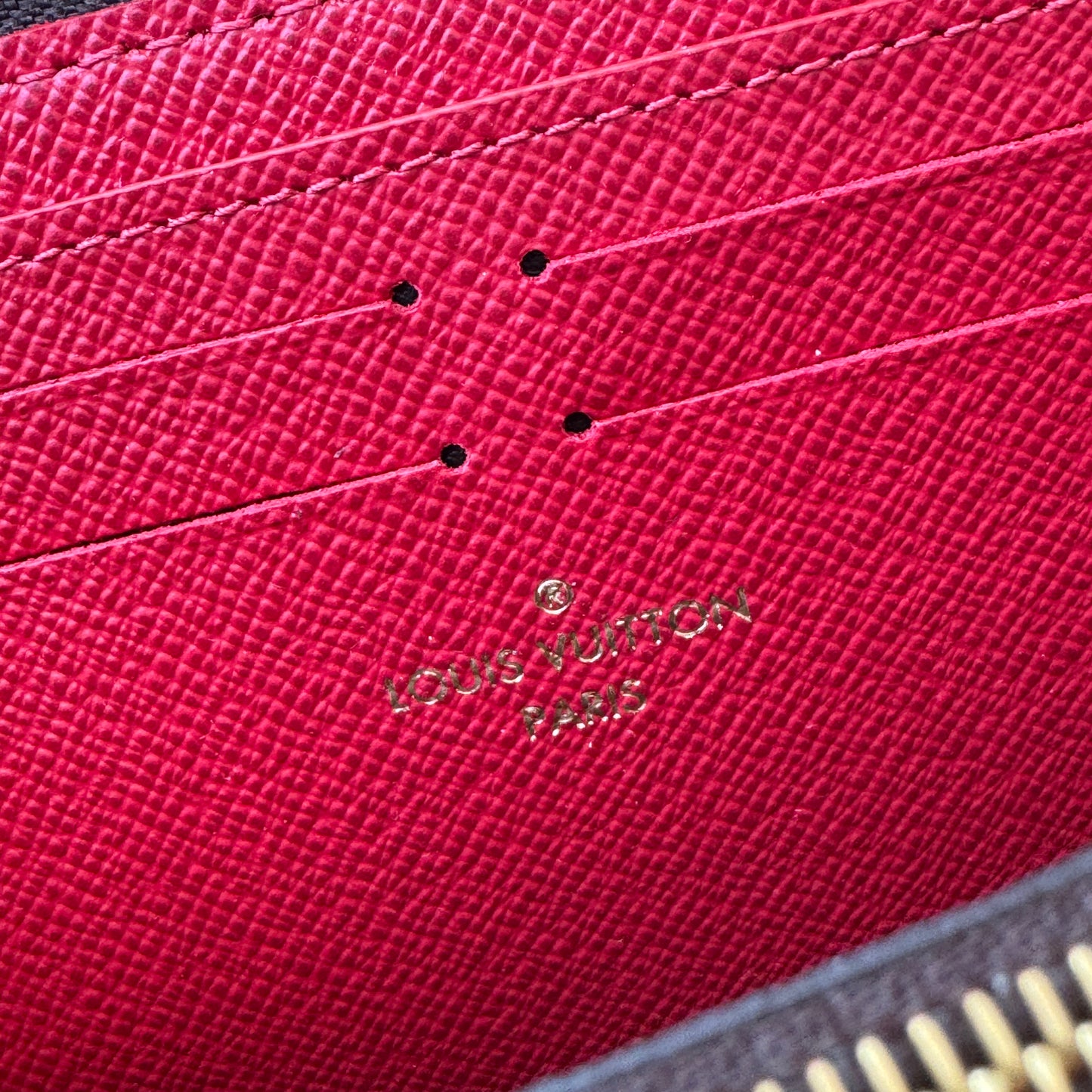 Louis Vuitton Damier Ebene Clemence Wallet