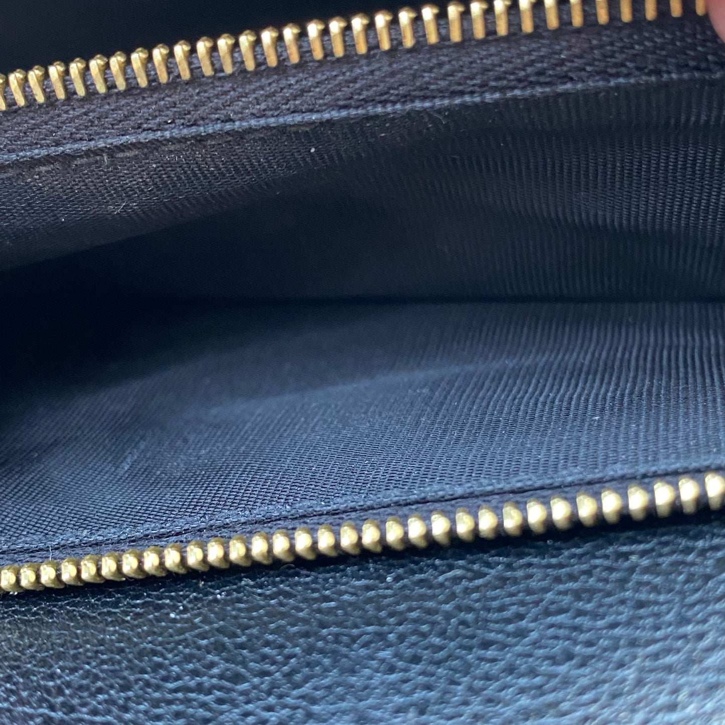 Gucci Full Flap Wallet on Chain GG Embossed Leather Crossbody