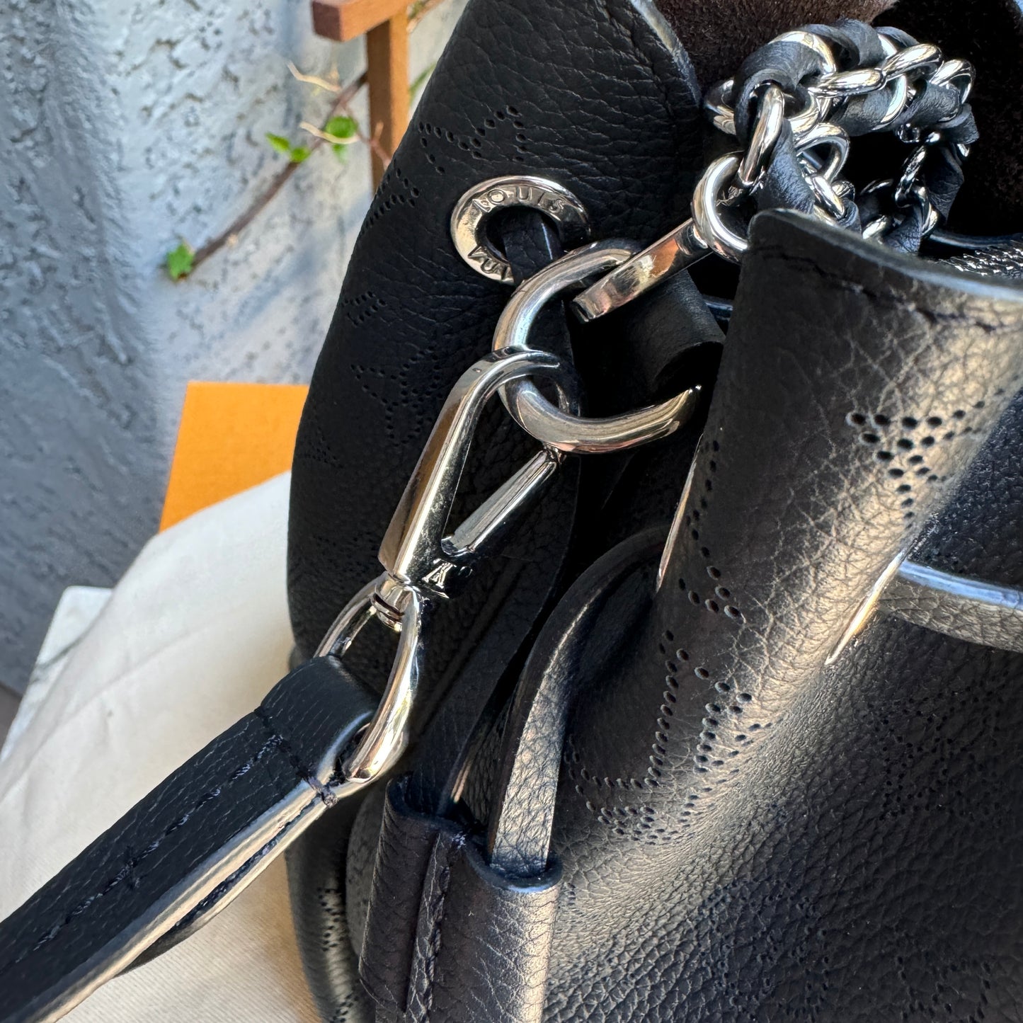 Louis Vuitton Mahina Leather Bella Tote