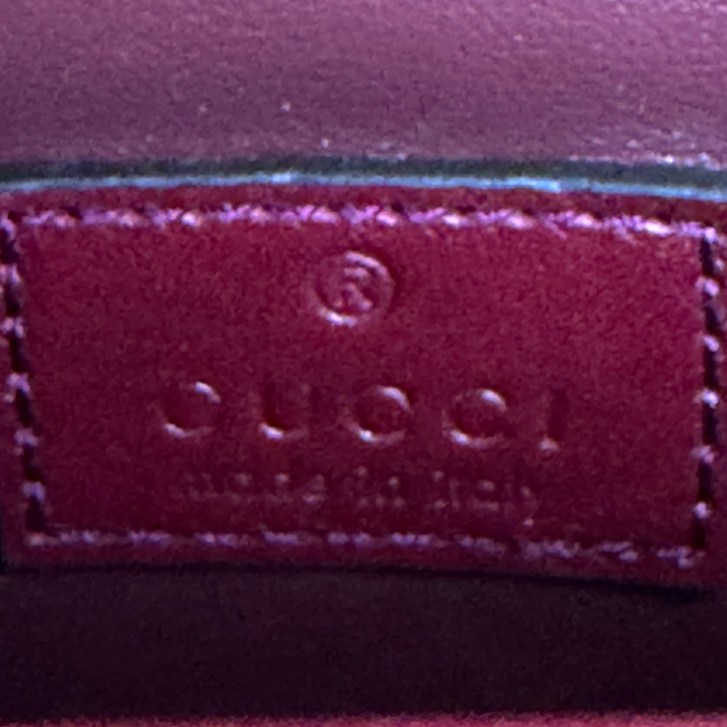 Gucci Deco Mini Flap Leather Crossbody