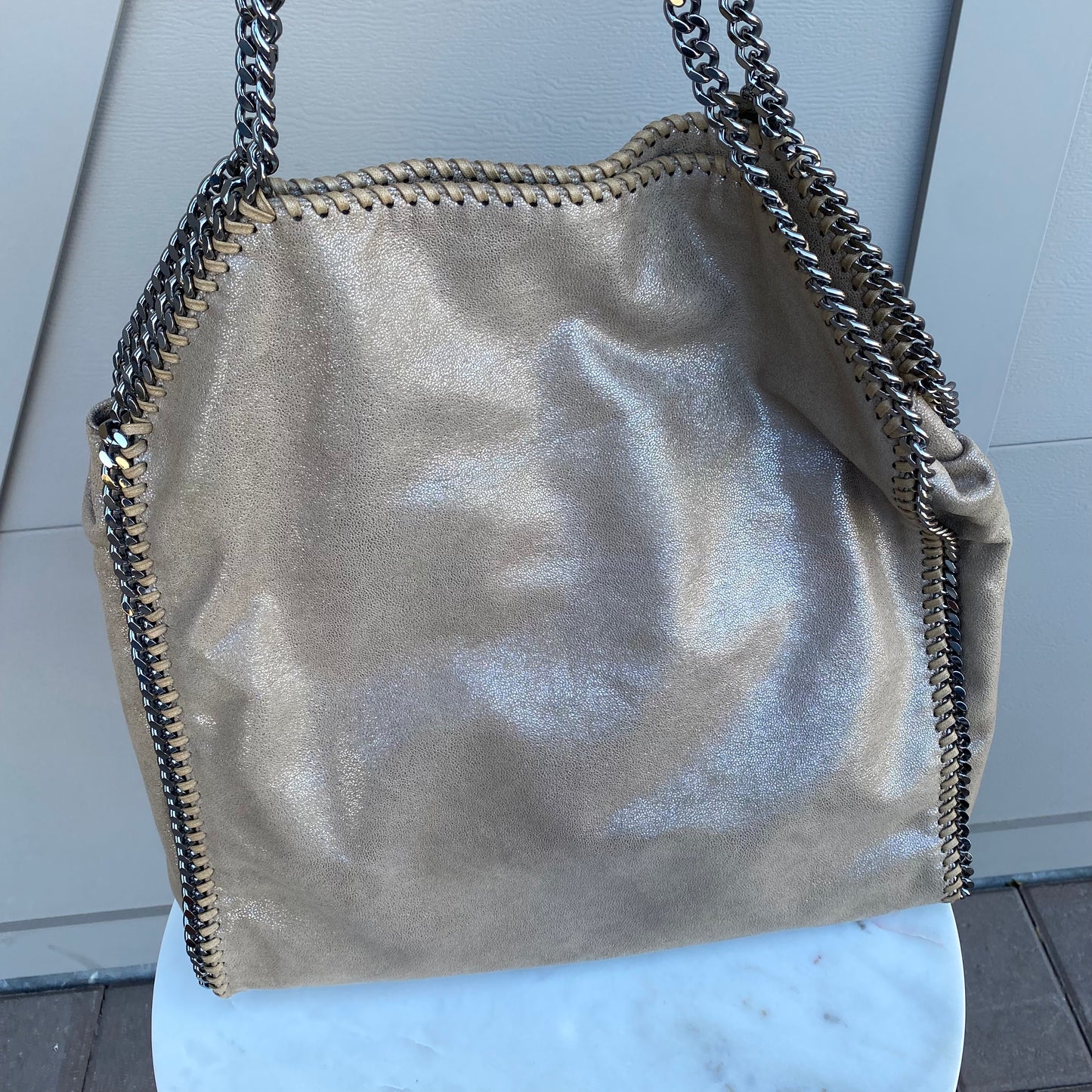 Stella McCartney Shaggy Deer Large Falabella with Pouch