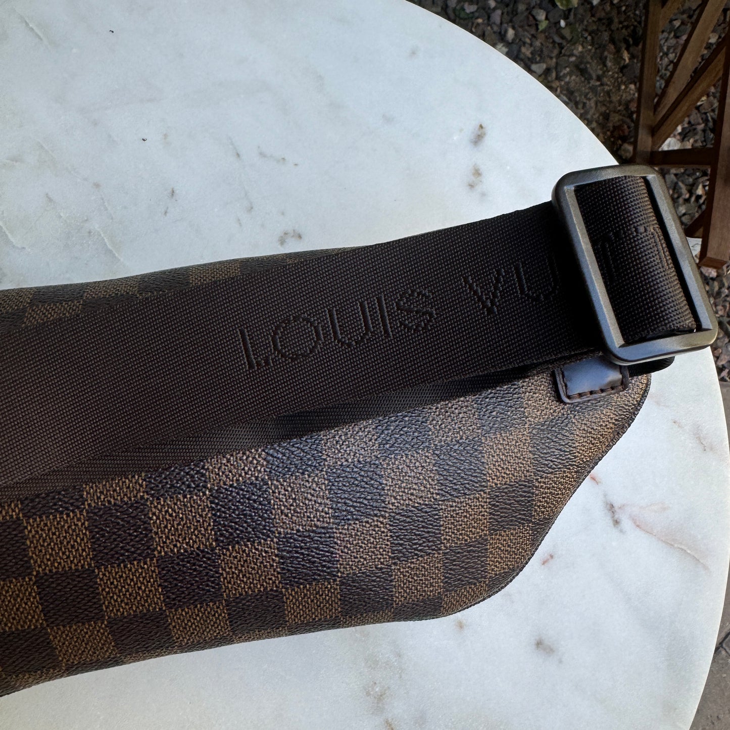 Louis Vuitton Damier Ebene Melville Belt Bag