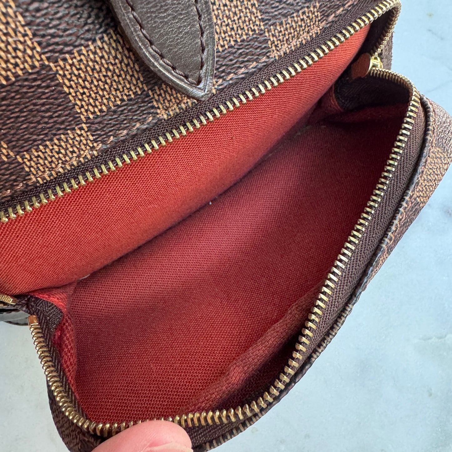Louis Vuitton Vintage Damier Ebene Montsouris Backpack