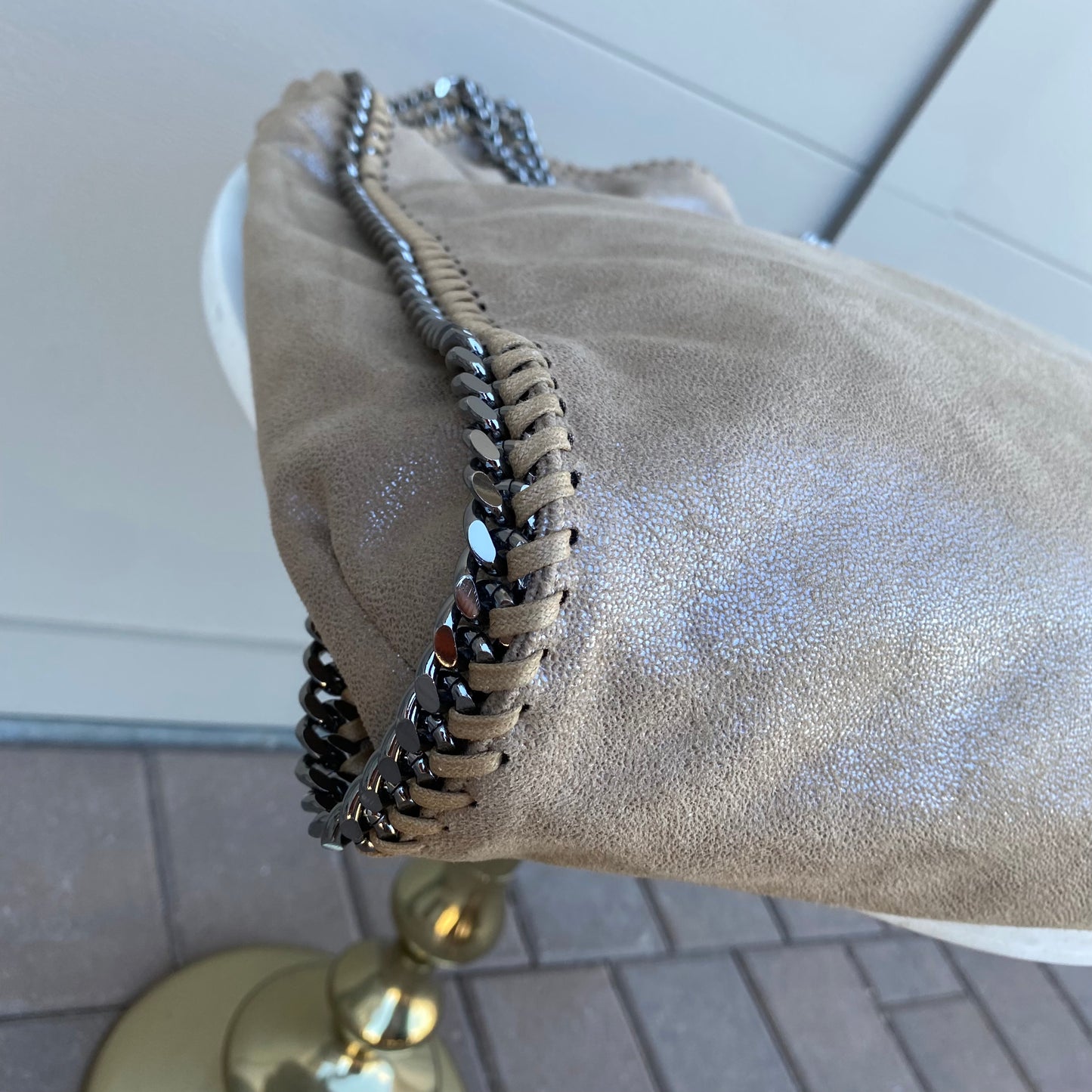 Stella McCartney Shaggy Deer Large Falabella with Pouch