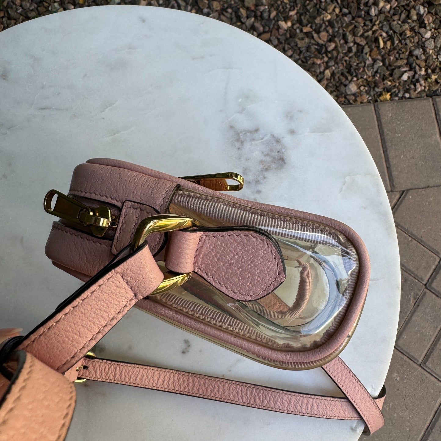 Gucci Vinyl Web Mini Ophidia Crossbody