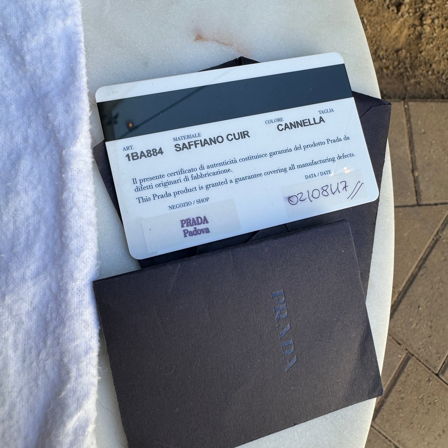 Prada Saffiano Cuir Twin Tote