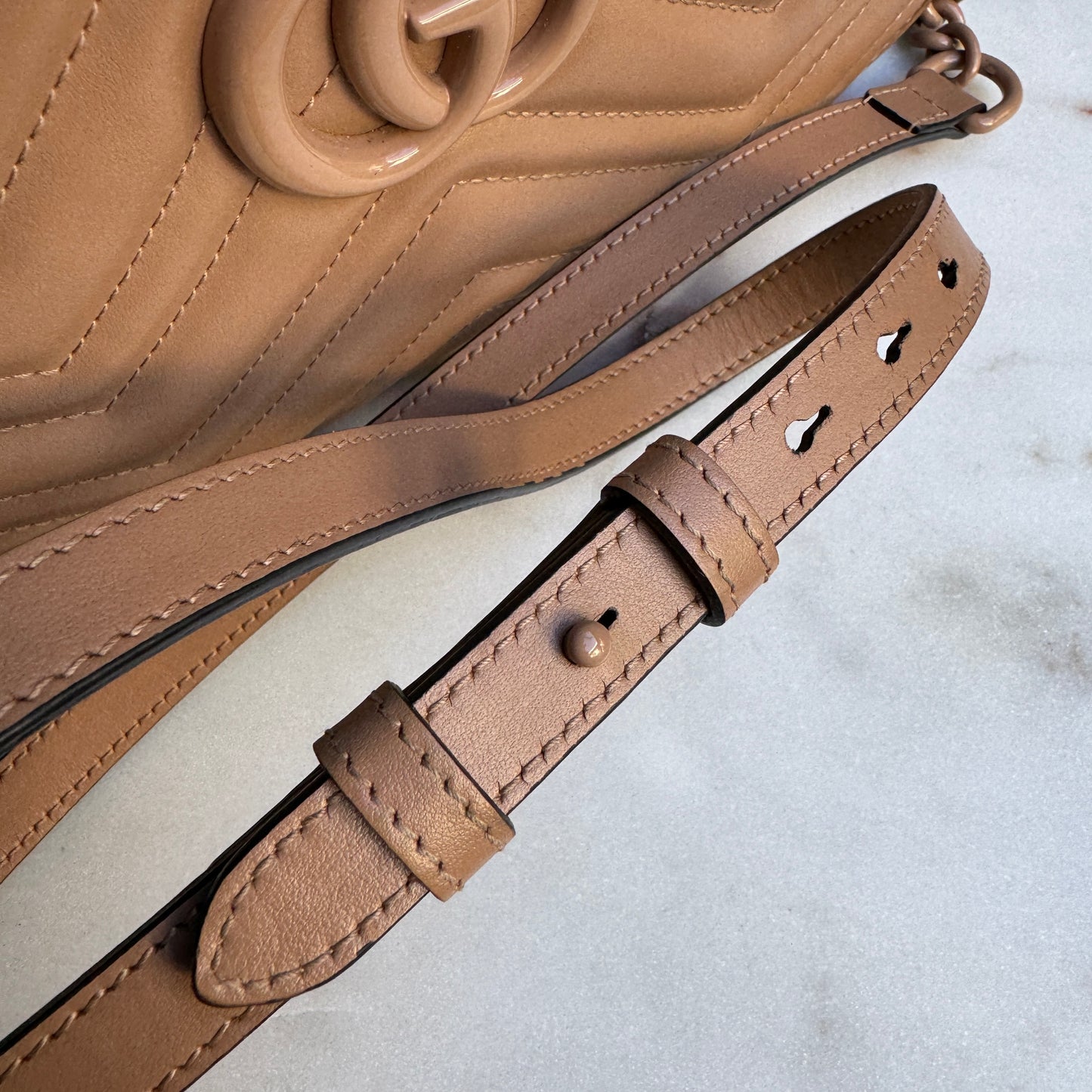 Gucci GG Small Matelassé Marmont Crossbody