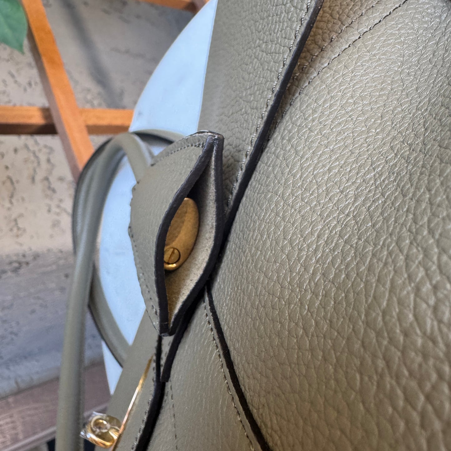 Mulberry Bayswater Grained Leather Satchel