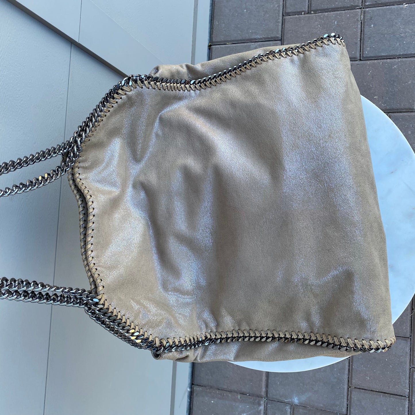 Stella McCartney Shaggy Deer Large Falabella with Pouch