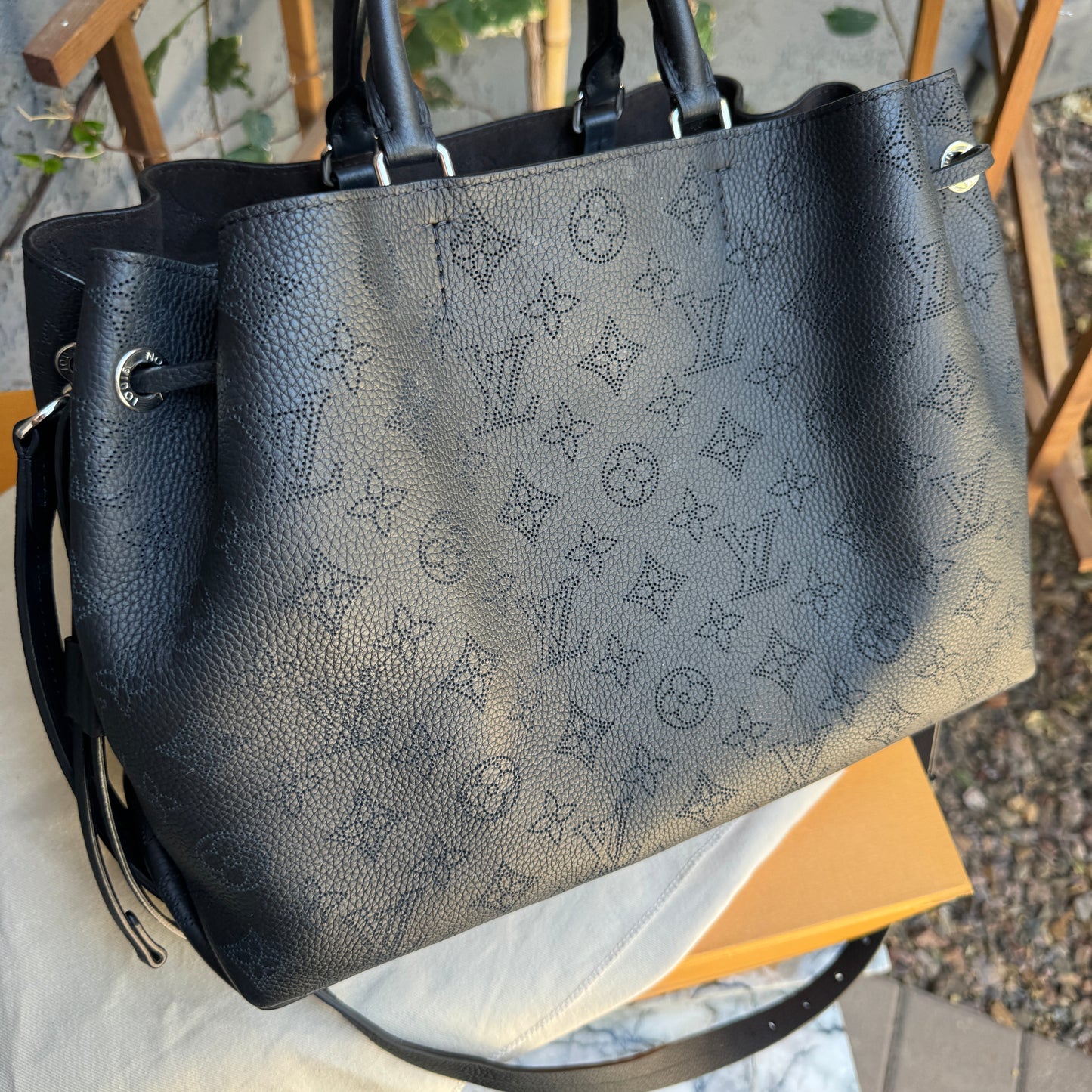 Louis Vuitton Mahina Leather Bella Tote
