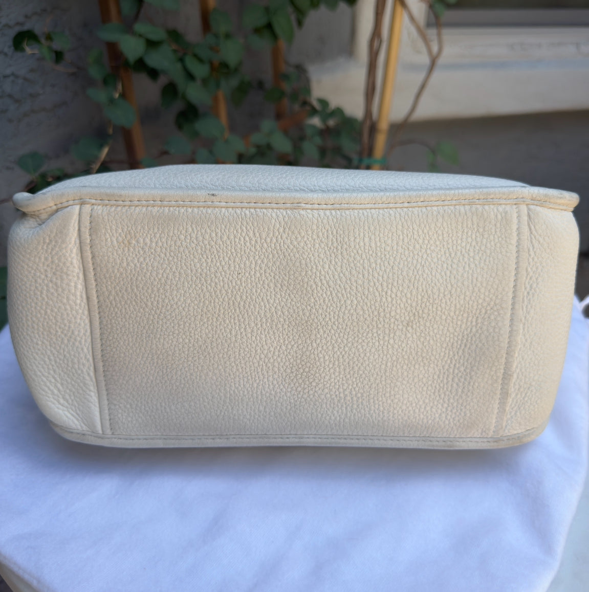 Prada Vitello Daino Phenix Nylon Web Stripe Crossbody