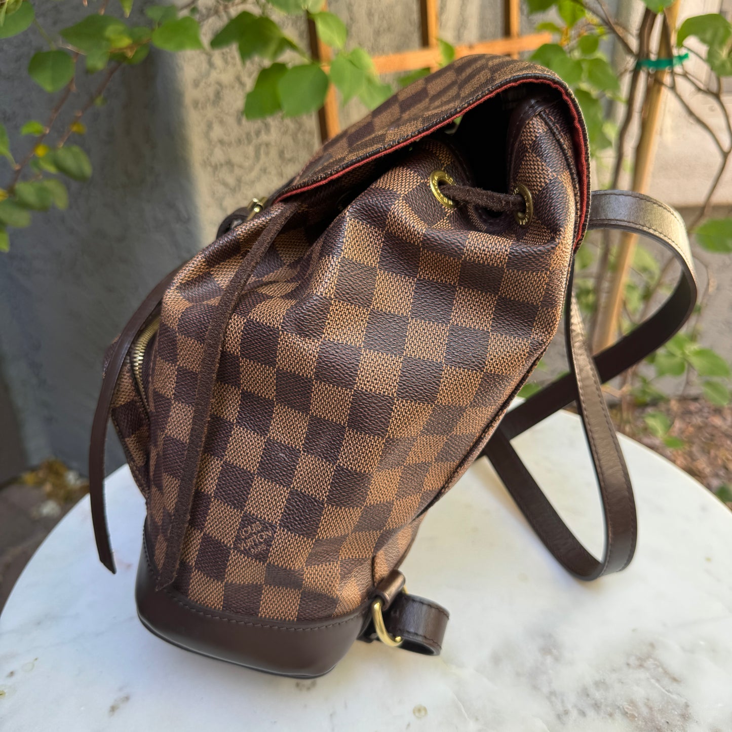 Louis Vuitton Vintage Damier Ebene Montsouris Backpack