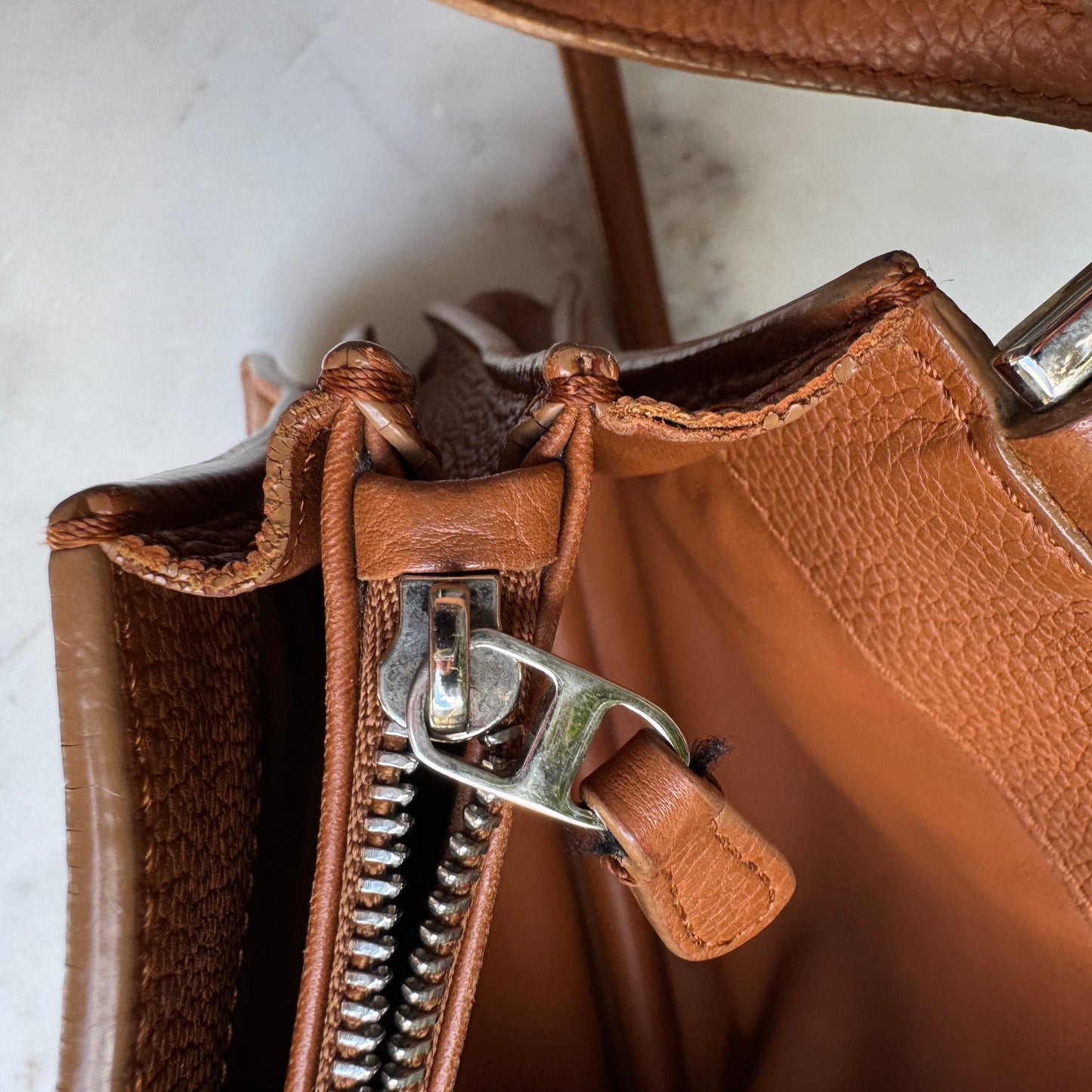 Loro Piana Milky Way Odessa Leather Crossbody