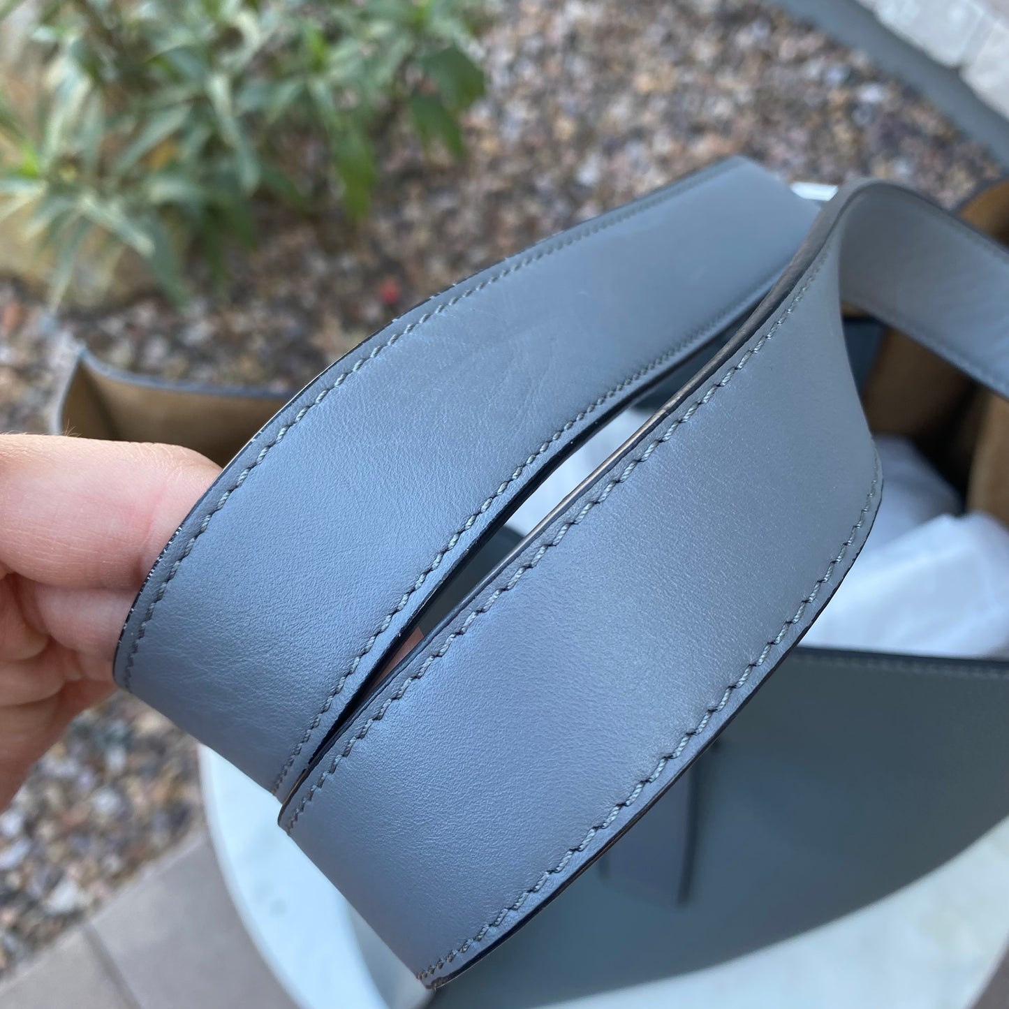Loewe Soft Grained Calfskin Buckle Tote