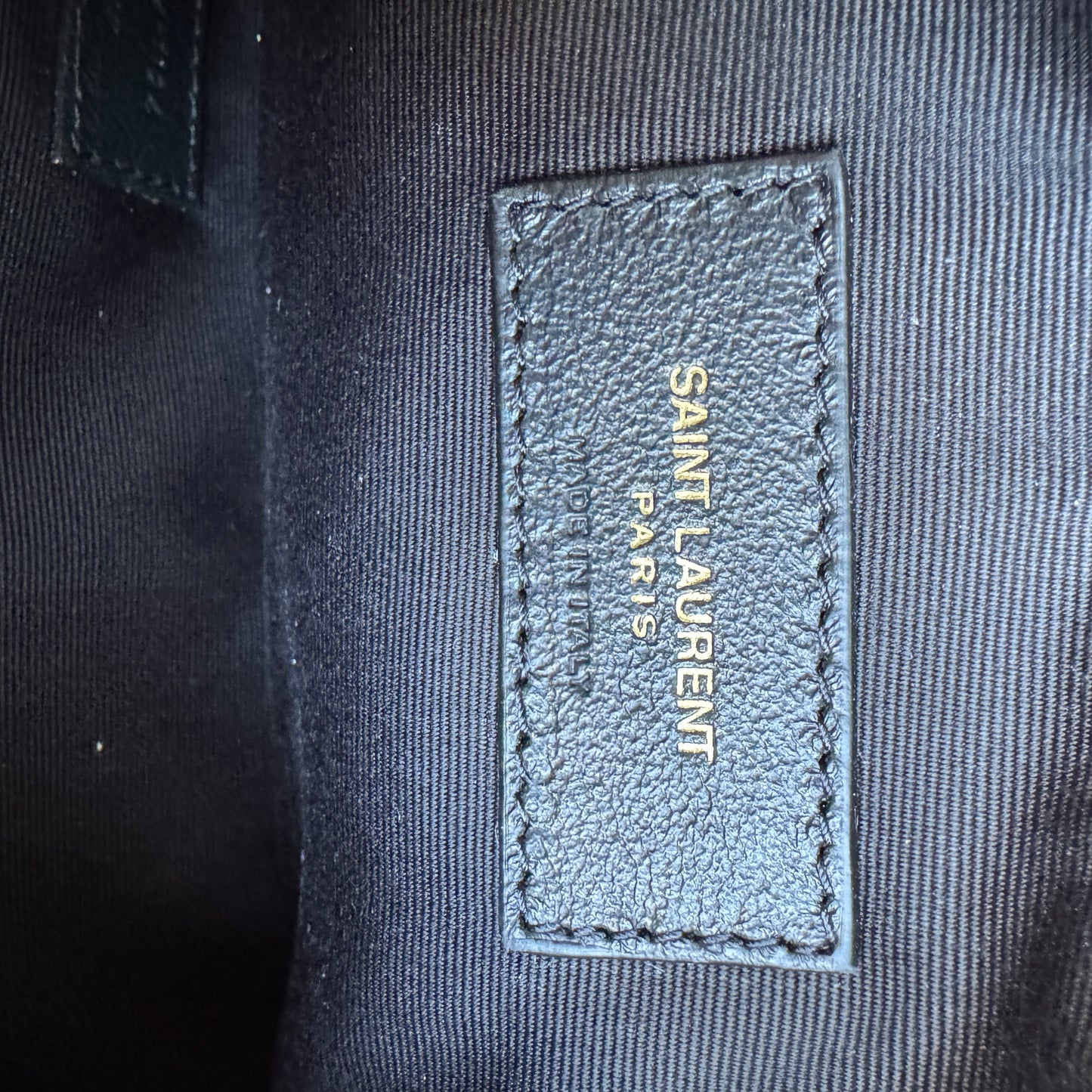 Saint Laurent Jamie Lambskin Leather Shopping Tote