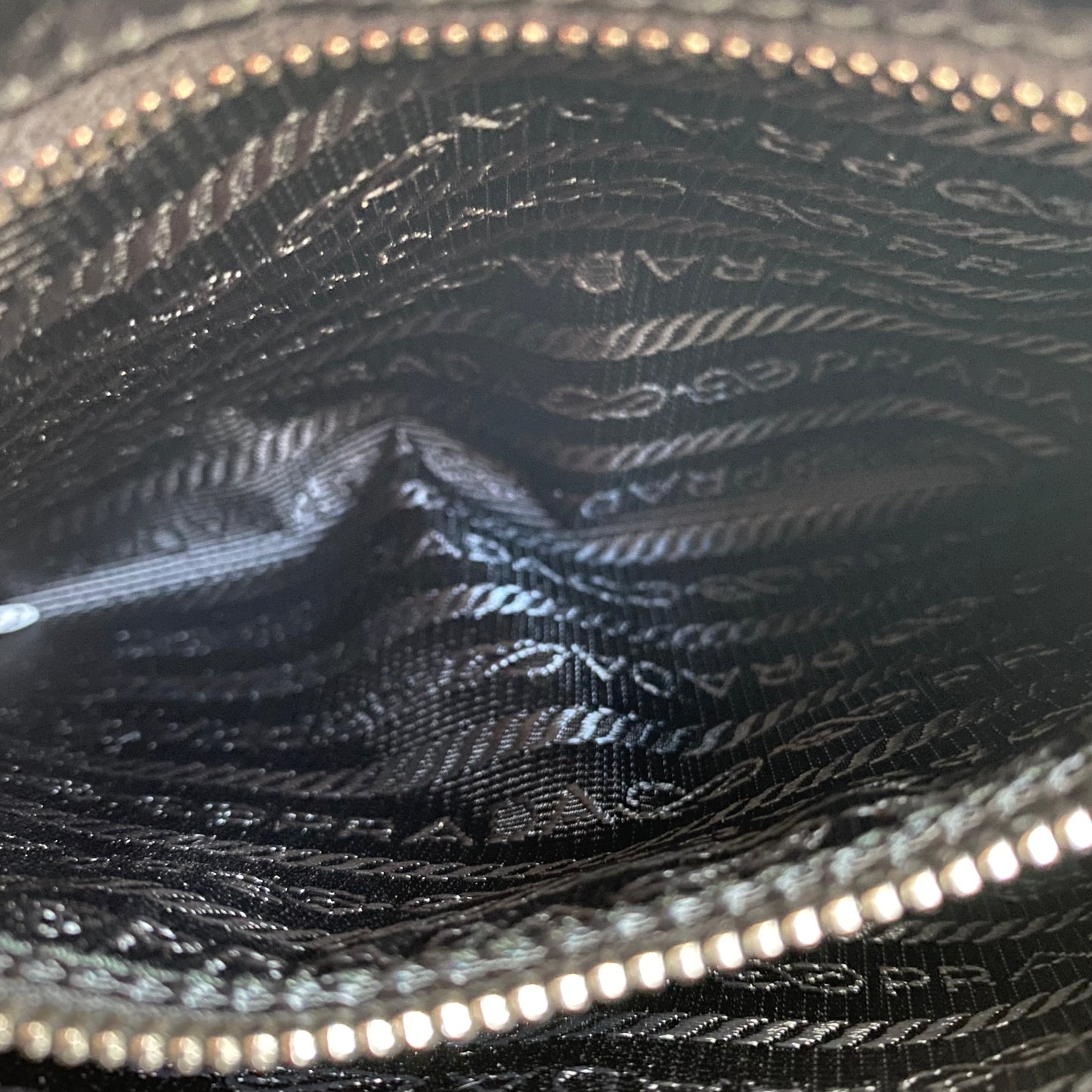 Prada Nylon Quilted Convertible Pochette Chain Crossbody