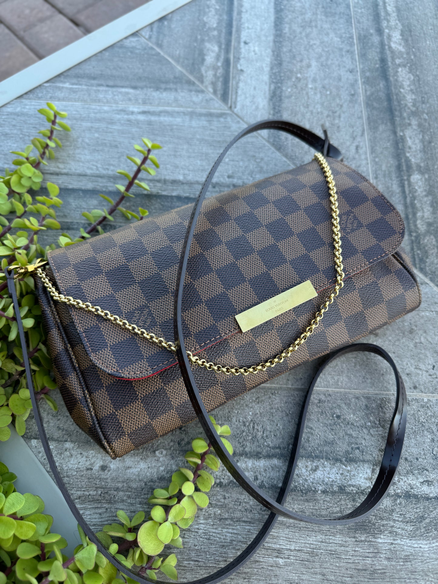 Louis Vuitton Damier Ebene Favorite MM Crossbody