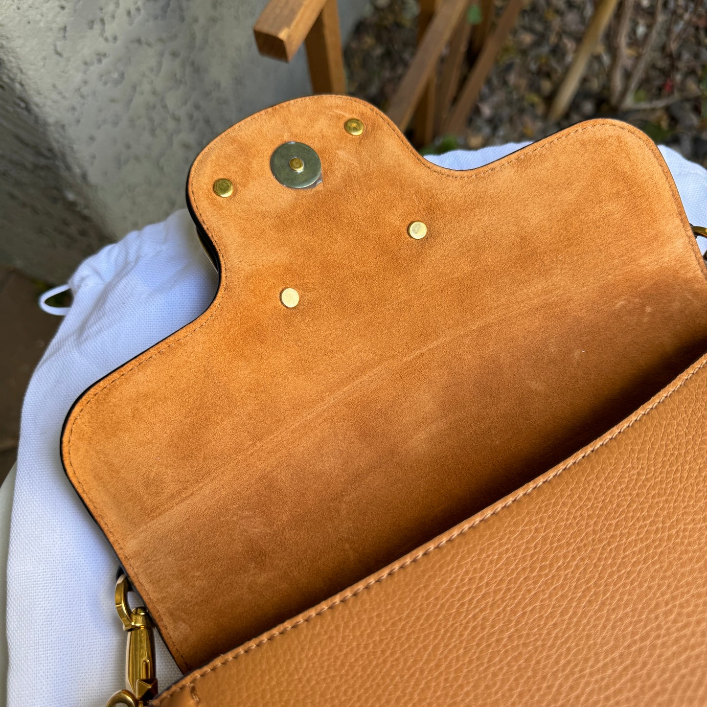 Valentino Garavani Alltime Grainy Calfskin Shoulder Bag
