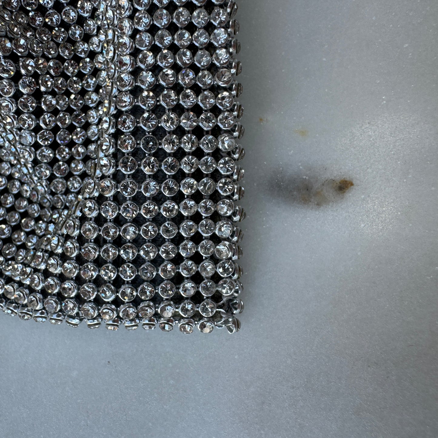 Cult Gaia Hera Rhinestone Shoulder Bag