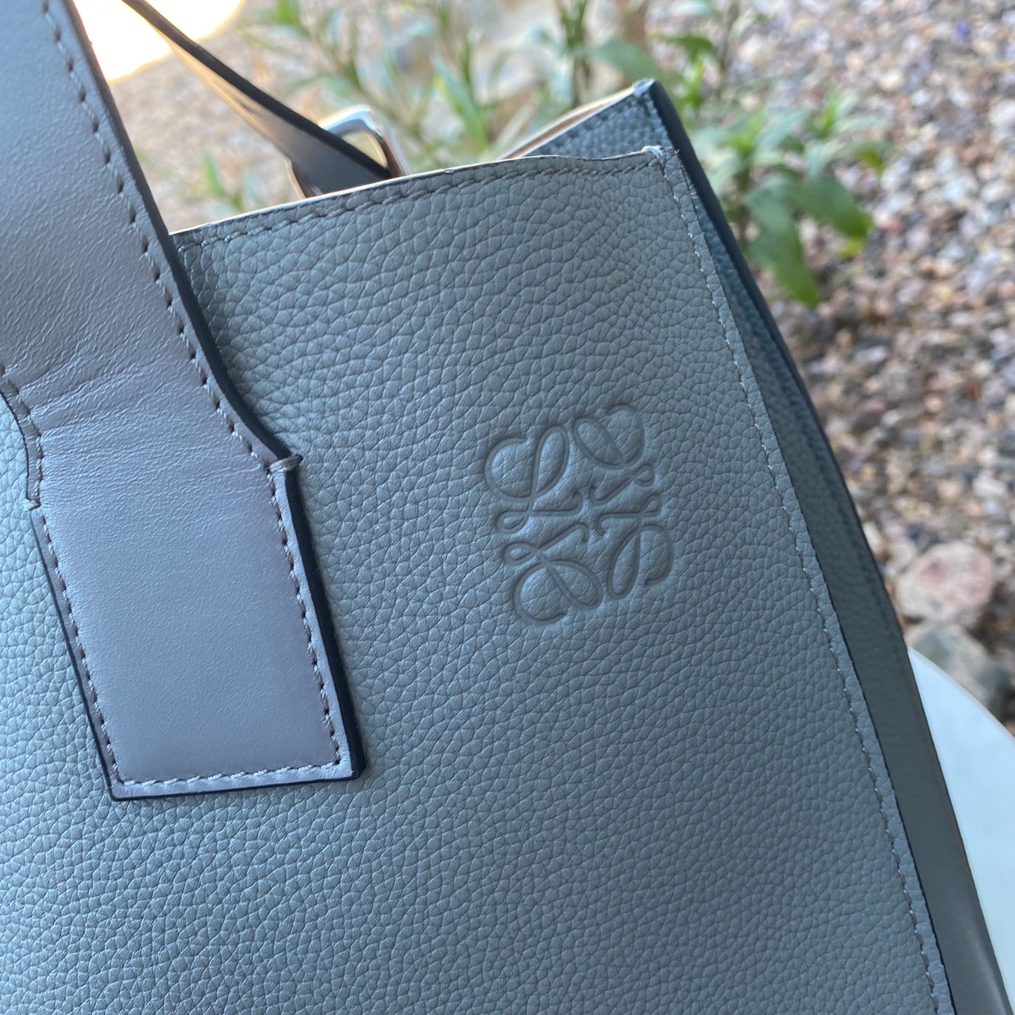 Loewe Soft Grained Calfskin Buckle Tote