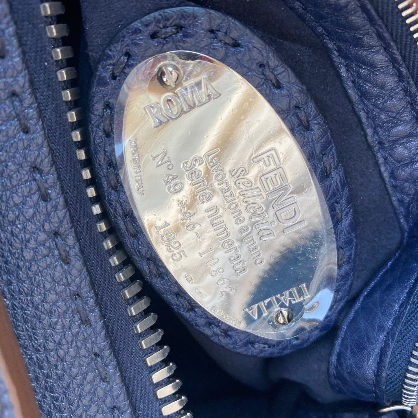 Fendi Selleria Lei Boston Top Handle Bag