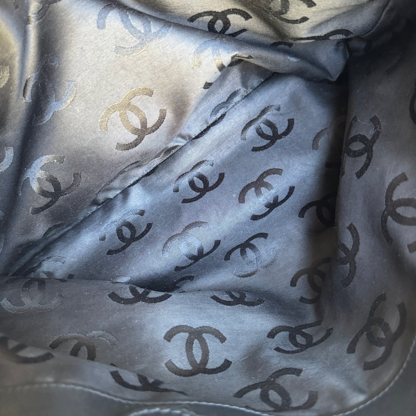 Chanel Raffia Chain Tote