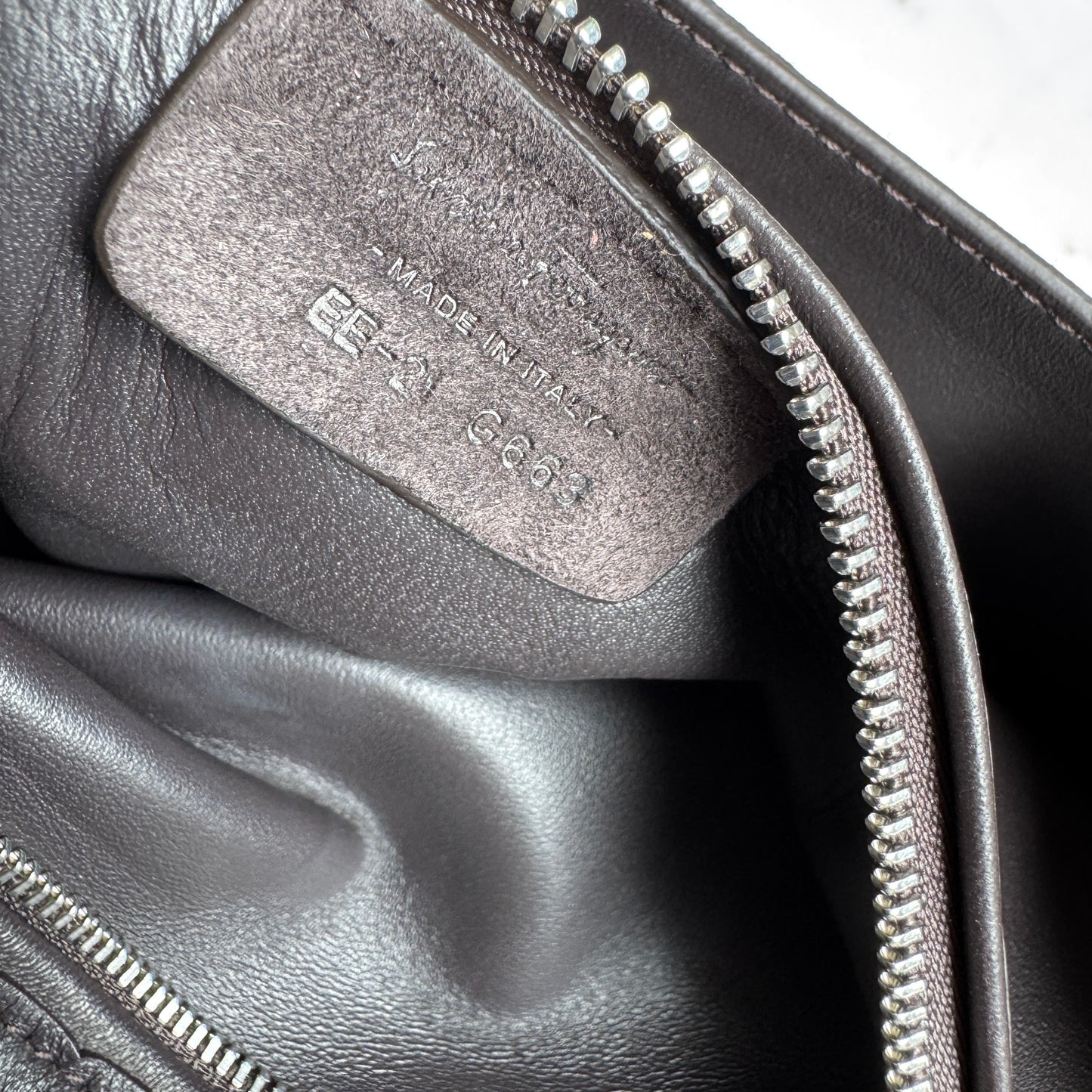 Ferragamo Suede and Python Shoulder Bag