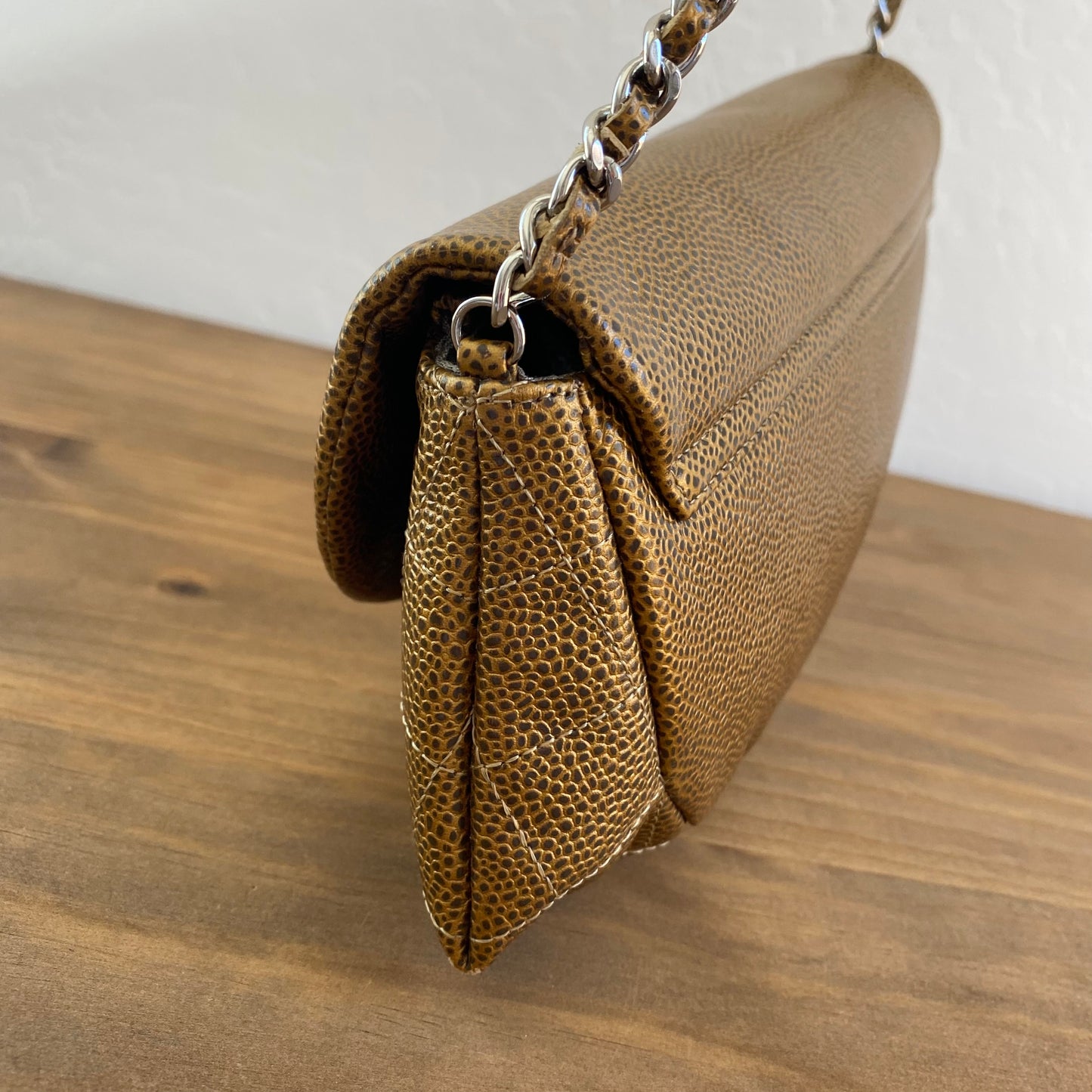 Chanel Caviar Half Moon Crossbody