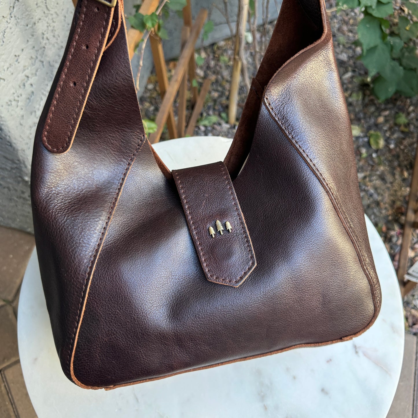 Portland Leather Flora Shoulder Bag