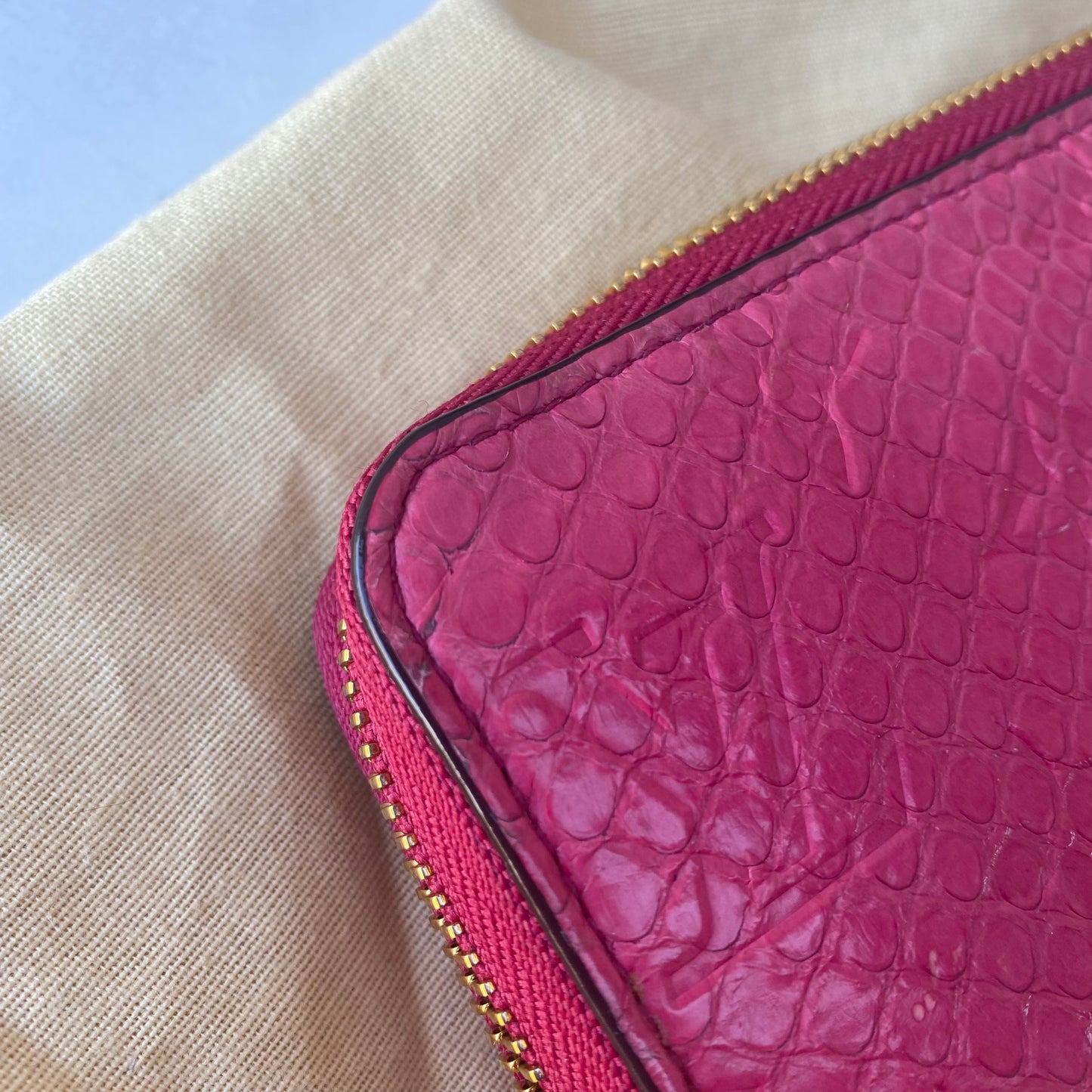 Louis Vuitton Python Zippy Wallet