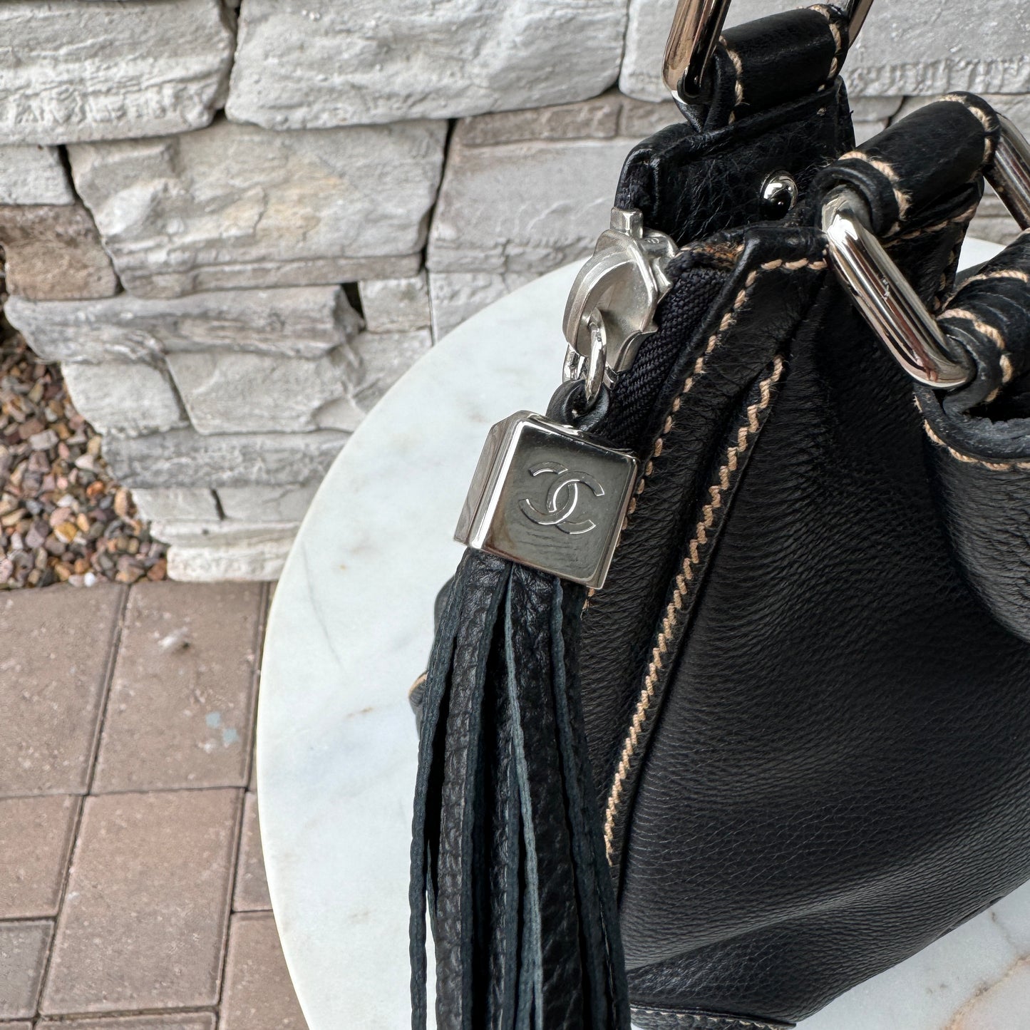 Chanel LAX Leather Tassel Shoulder Bag