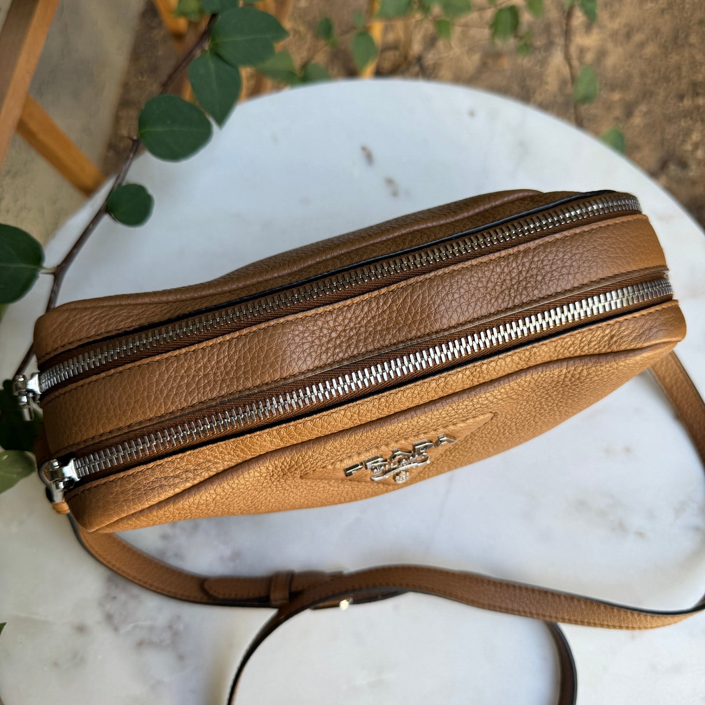 Prada Double Zip Camera Crossbody