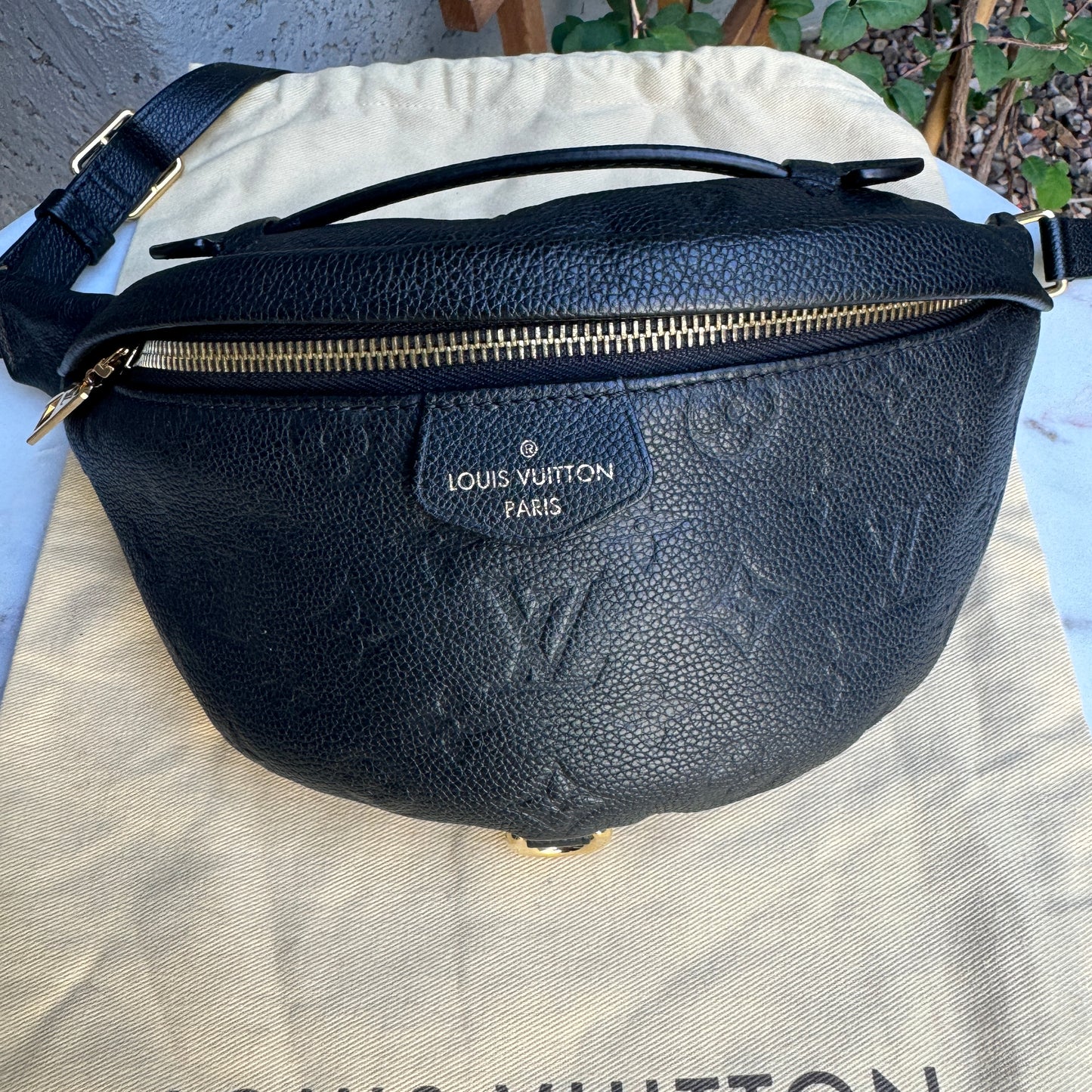 Louis Vuitton Monogram Empreinte Leather Bumbag