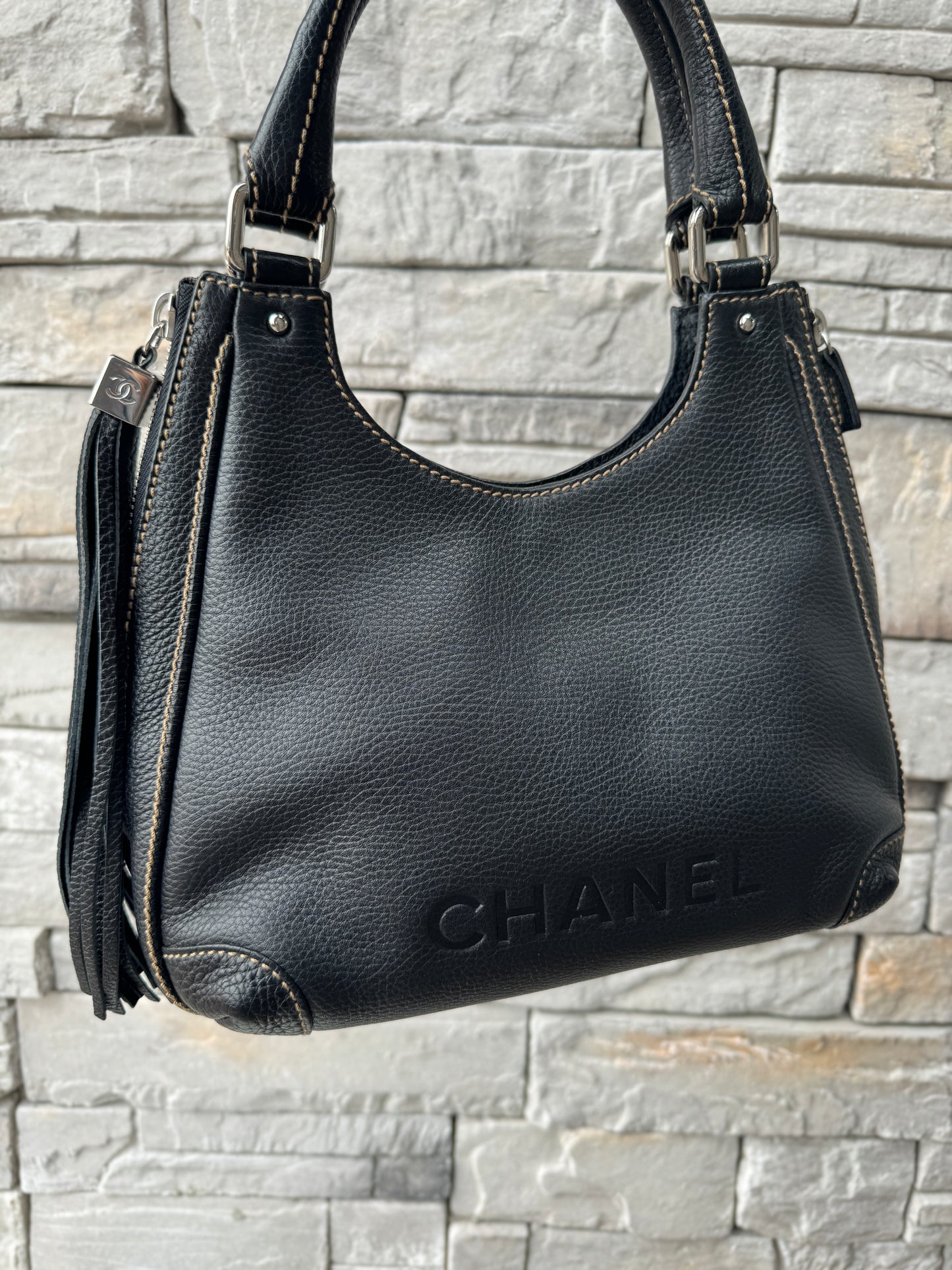 Chanel LAX Leather Tassel Shoulder Bag