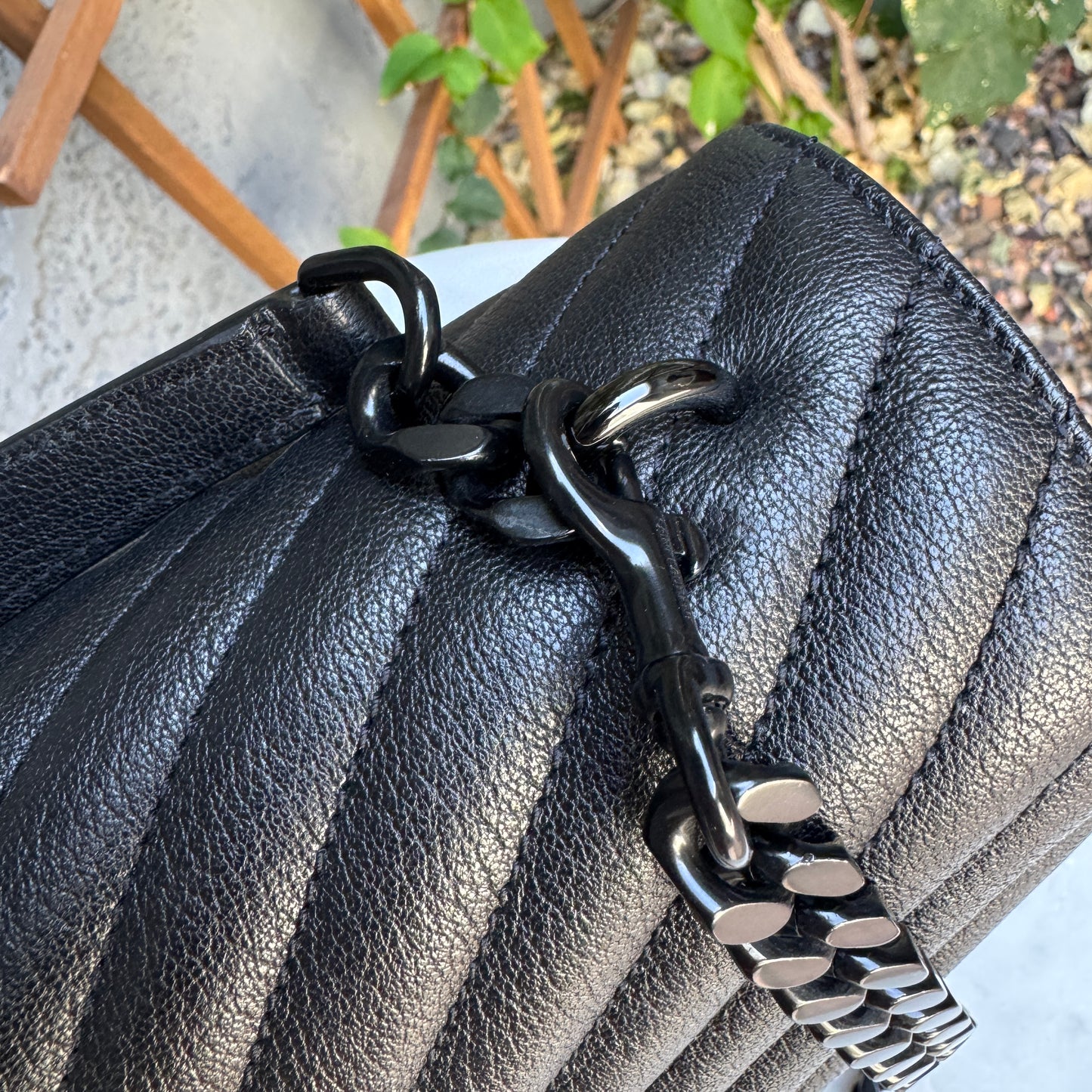 Saint Laurent Monochrome Large College Flap Shoulder Bag