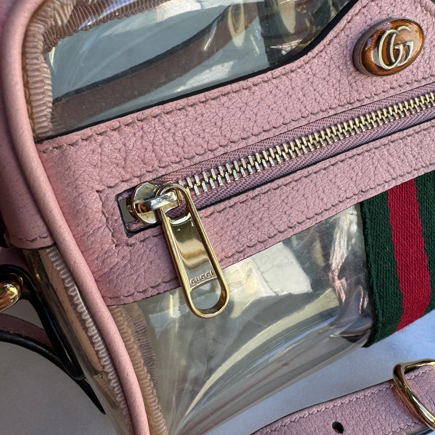 Gucci Vinyl Web Mini Ophidia Crossbody