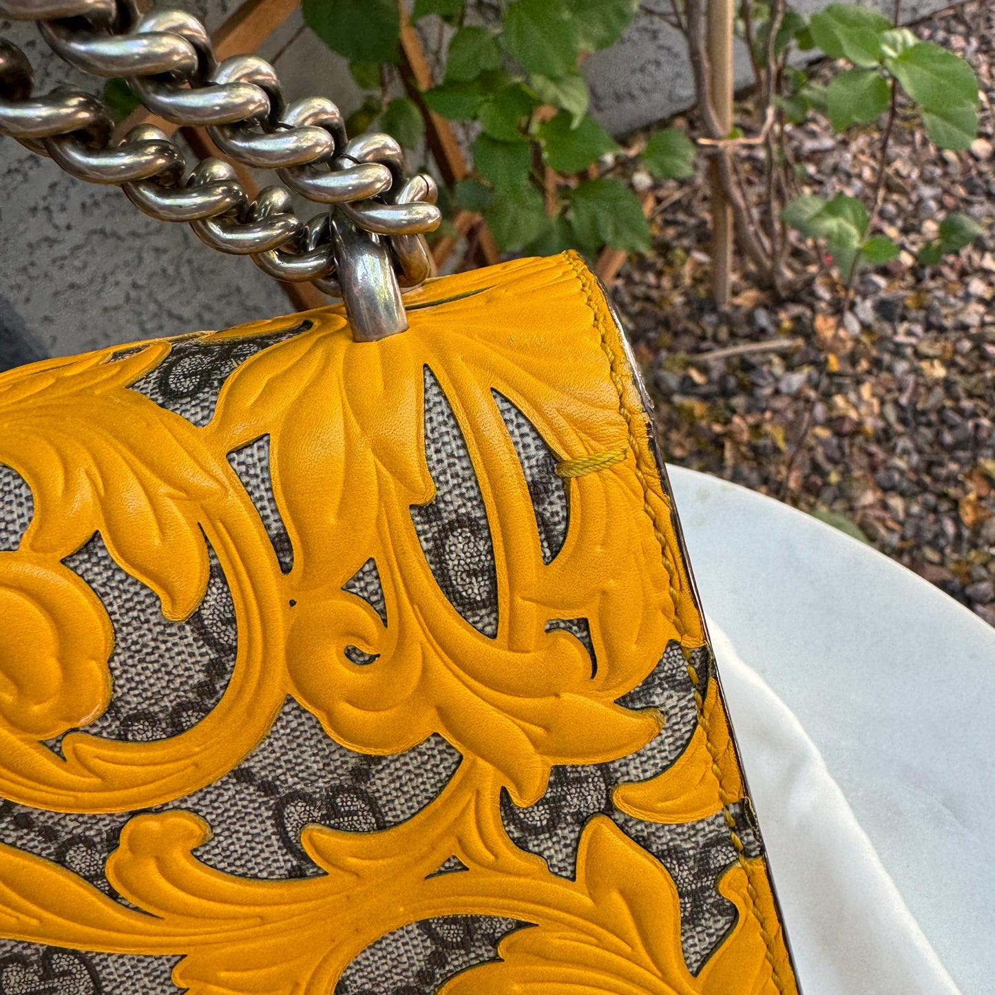 Gucci GG Supreme Arabesque Medium Dionysus Shoulder Bag