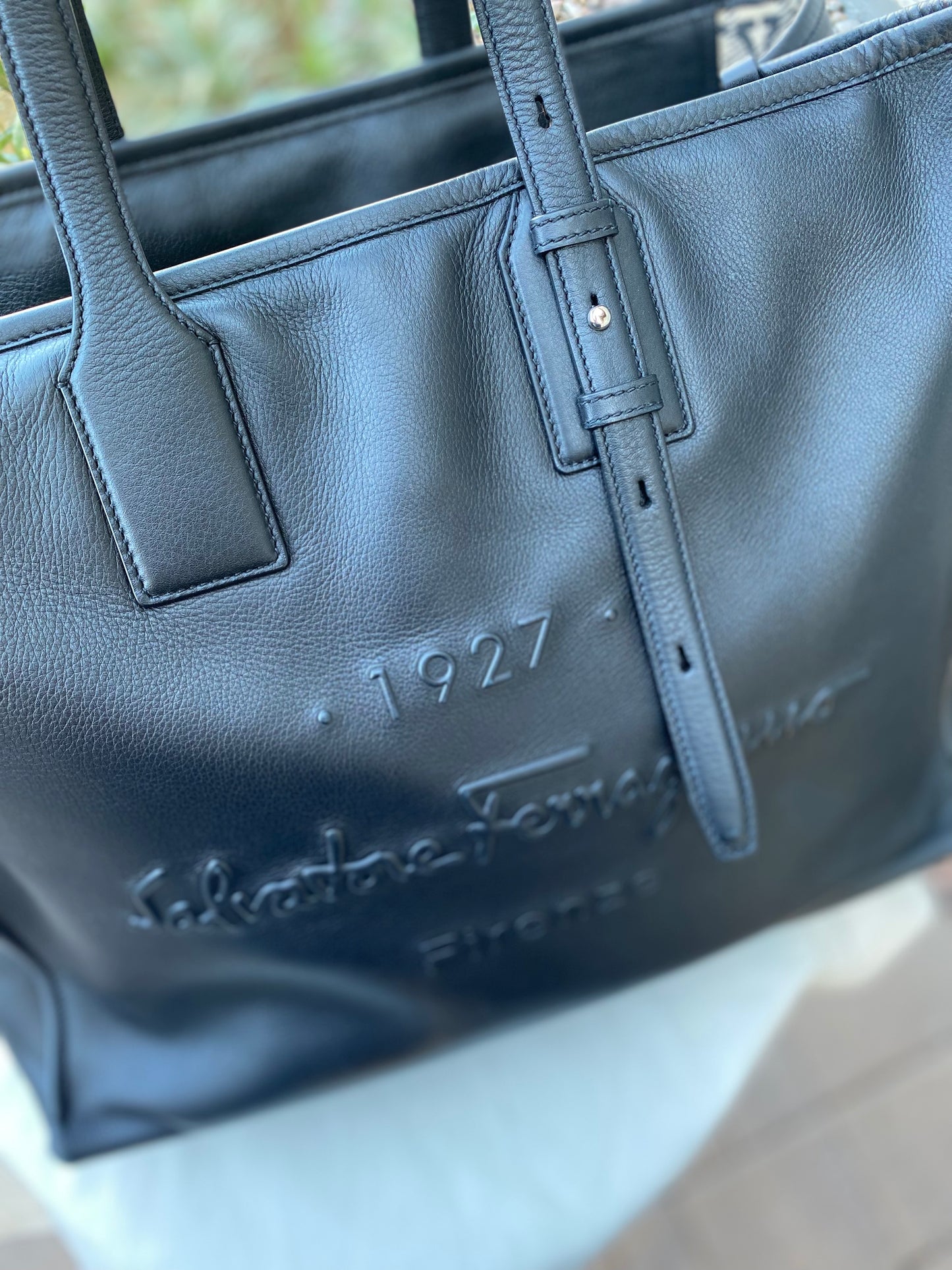 Salvatore Ferragamo Large Soft Leather Tote