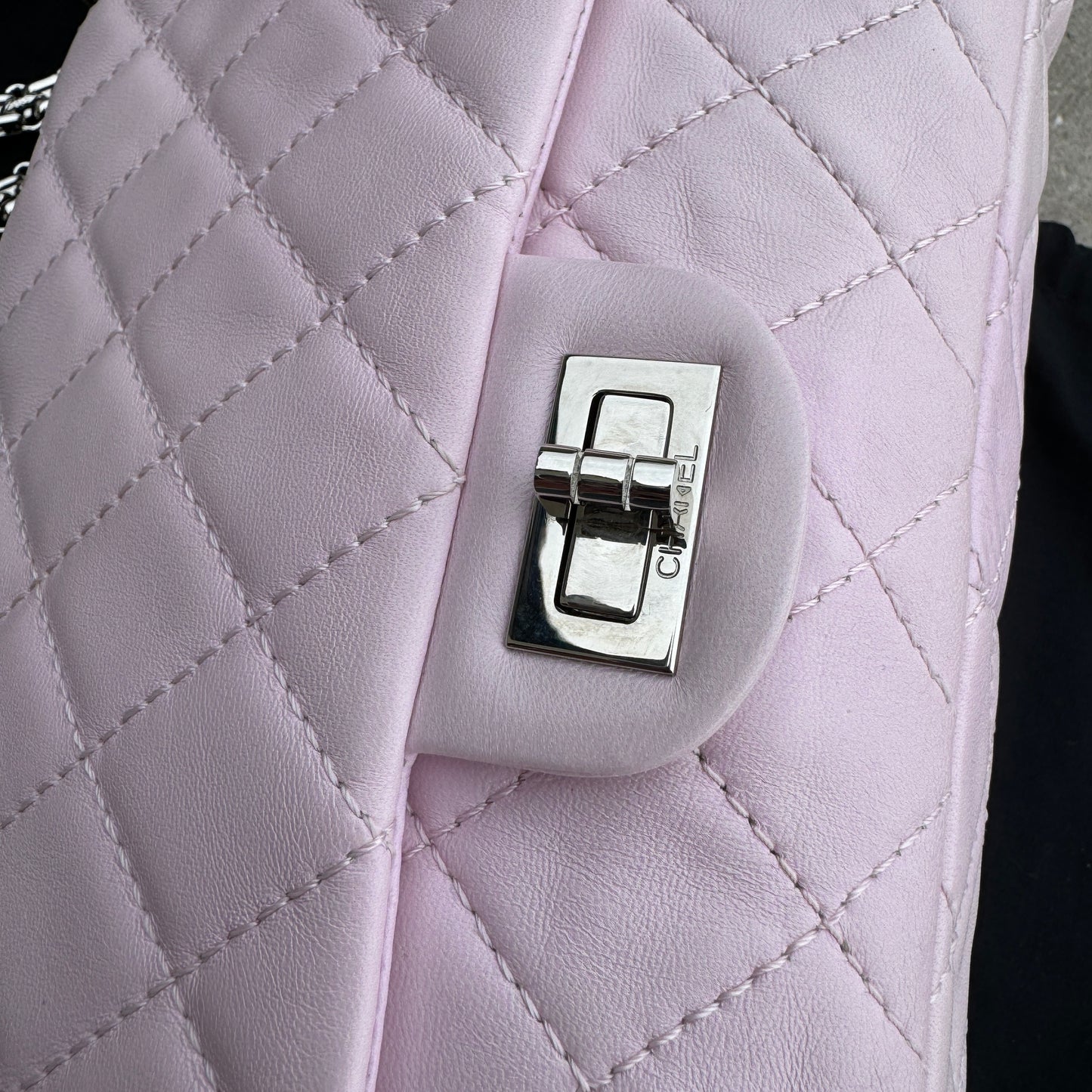 Chanel Reissue 226 Double Flap Calfskin Shoulder Bag
