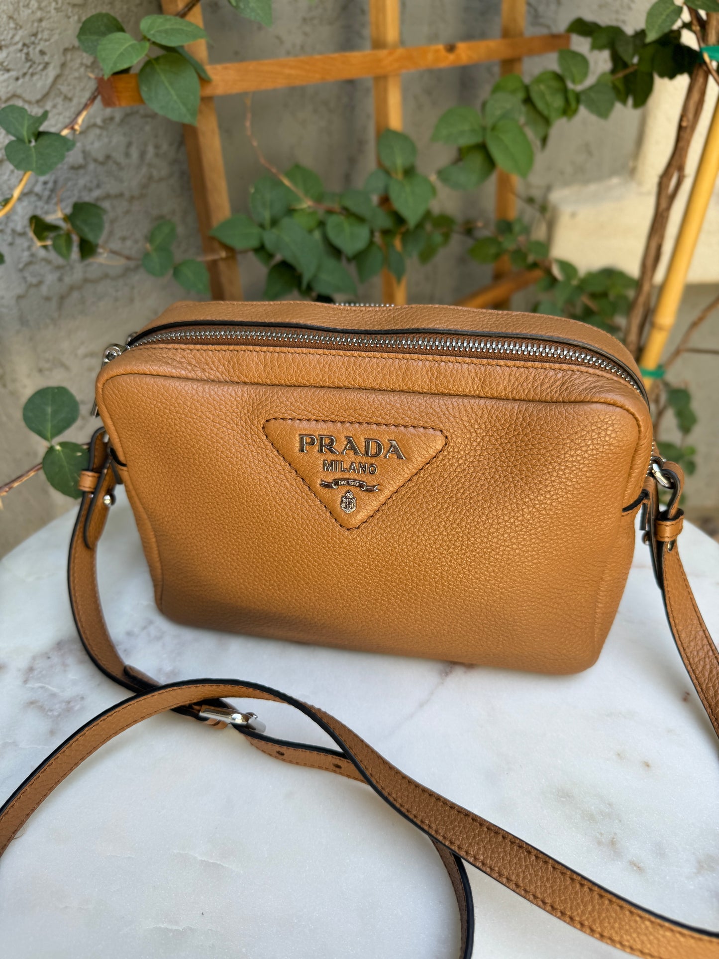 Prada Double Zip Camera Crossbody