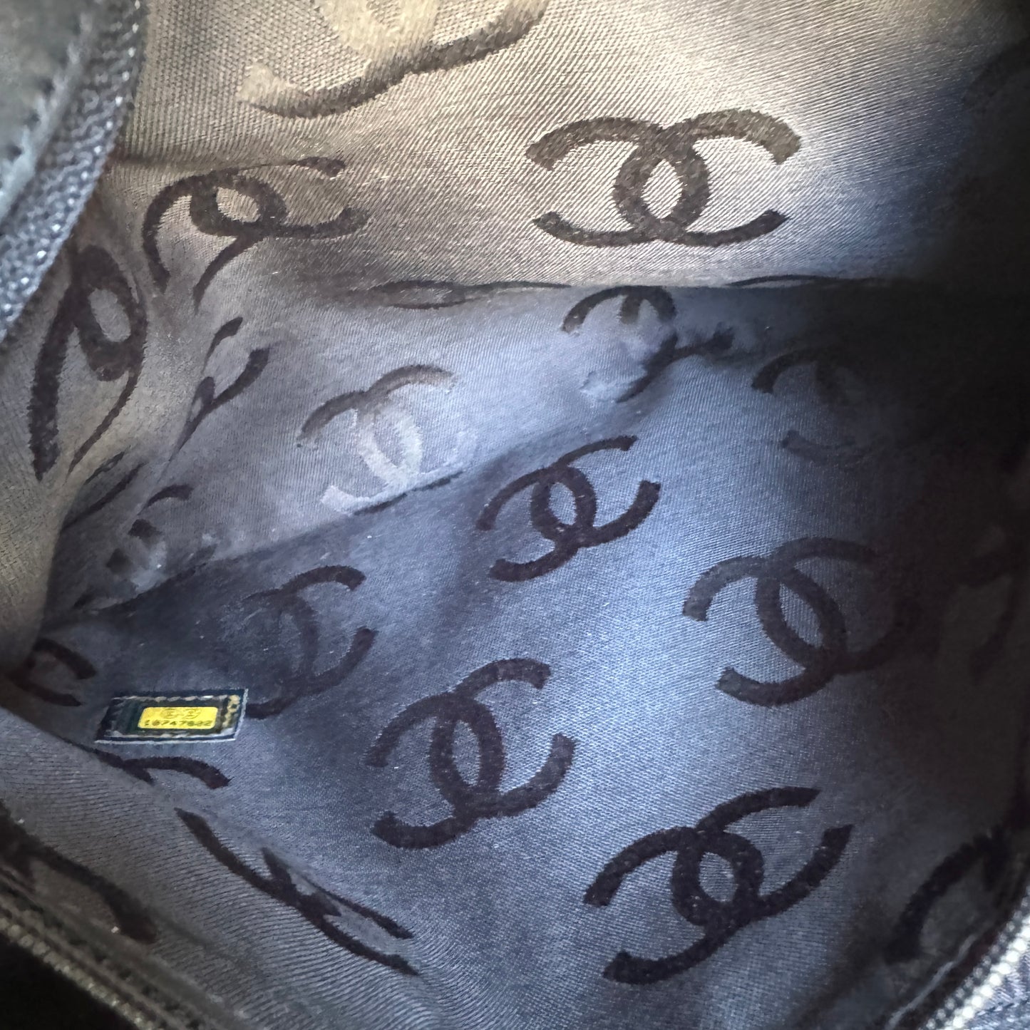 Chanel Raffia Chain Tote