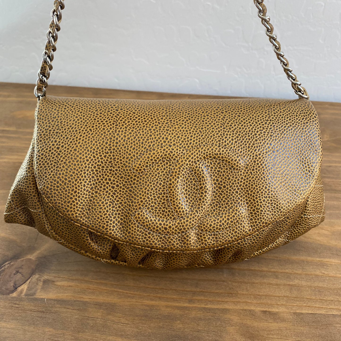 Chanel Caviar Half Moon Crossbody
