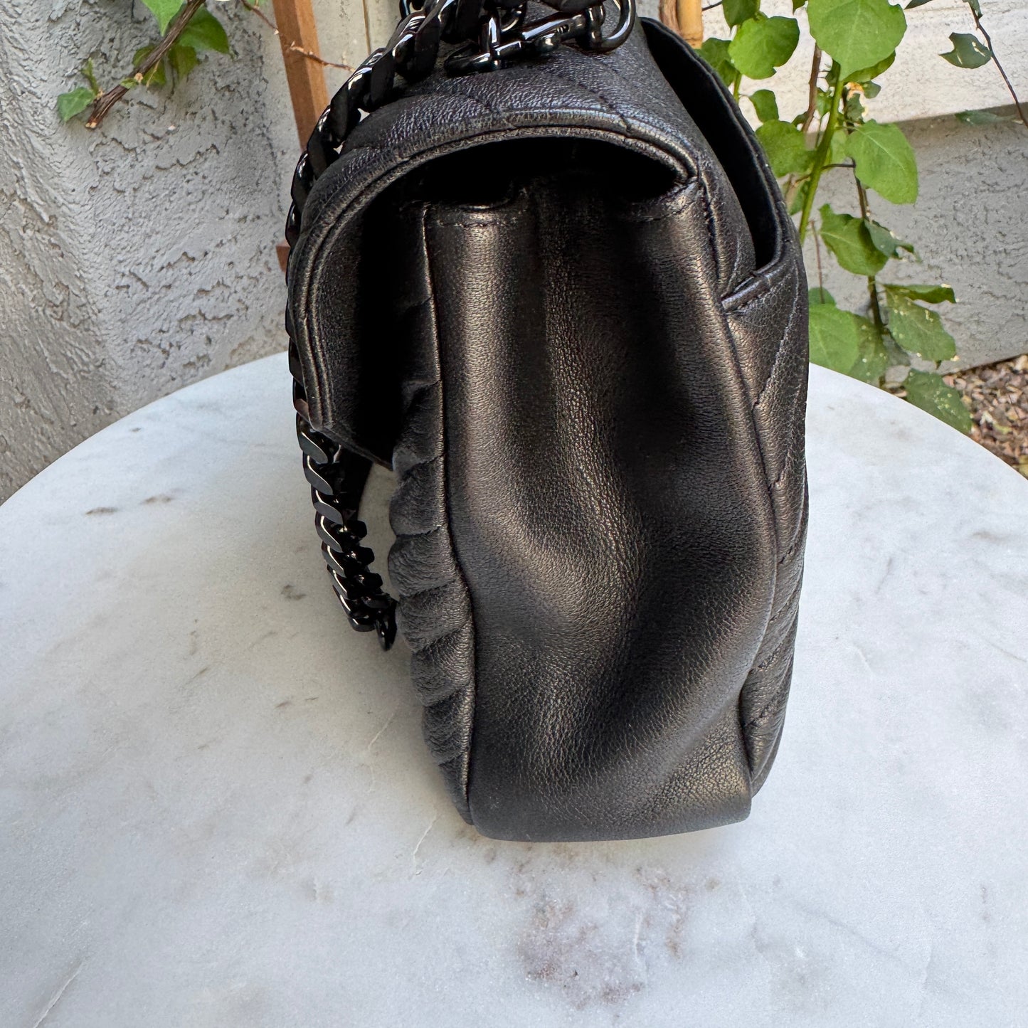 Saint Laurent Monochrome Large College Flap Shoulder Bag