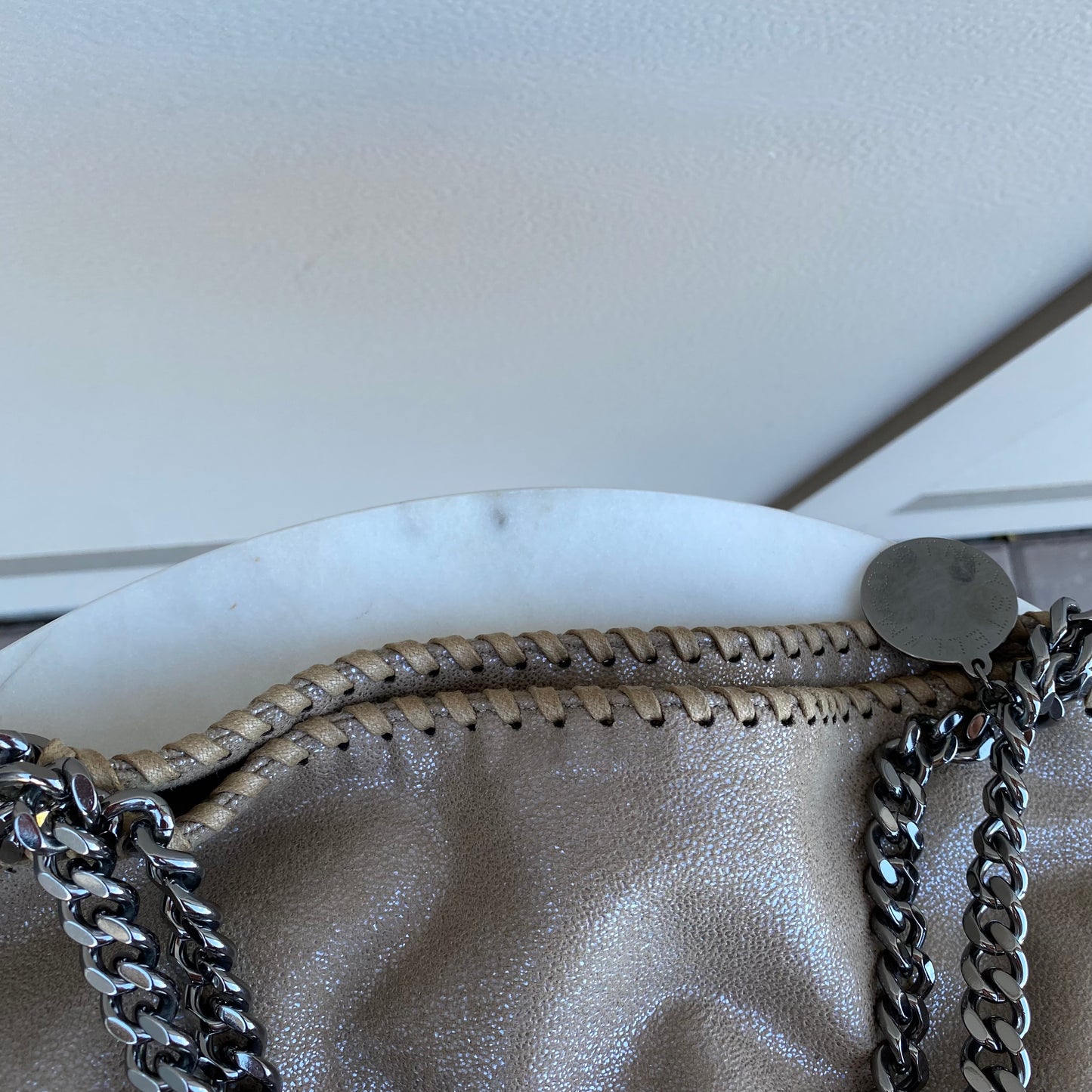 Stella McCartney Shaggy Deer Large Falabella with Pouch