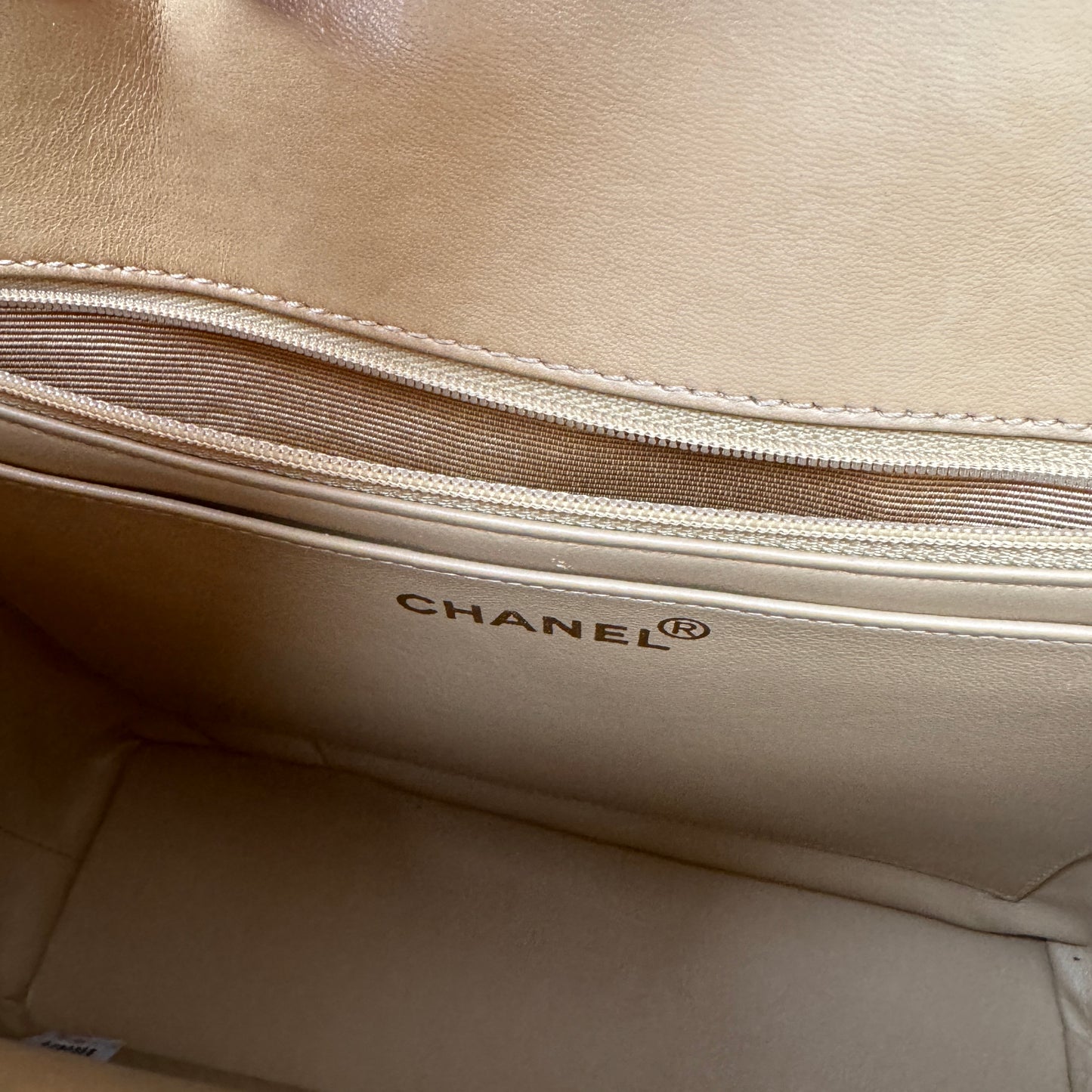 Chanel Vintage Quilted Lambskin and Resin Chain Shoulder Bag