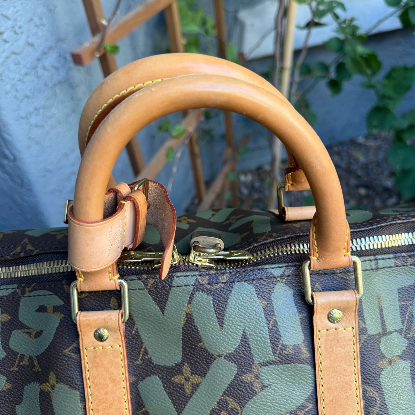 Louis Vuitton Limited Edition Monogram Graffiti 50 Keepall Duffel