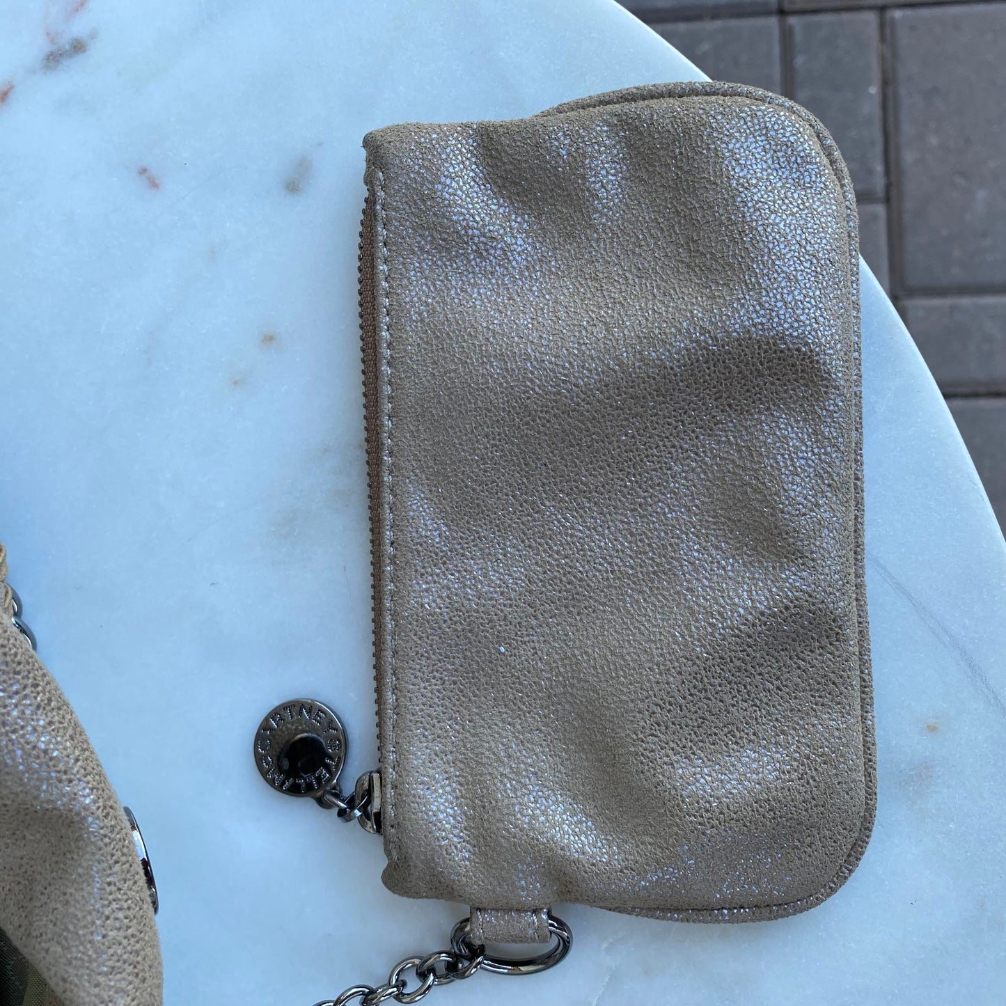 Stella McCartney Shaggy Deer Large Falabella with Pouch