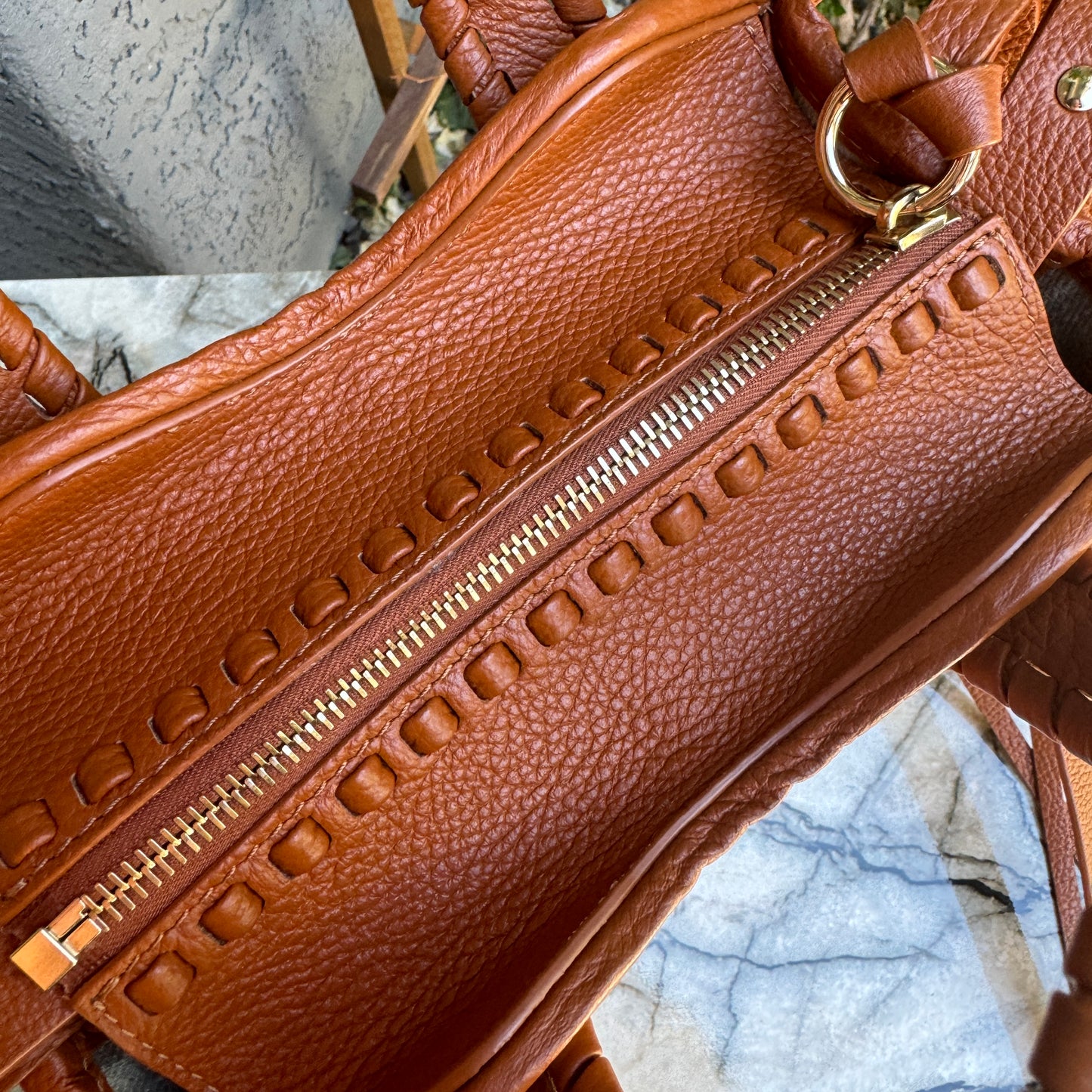 Chloé Mony Small Raffia Tote Crossbody
